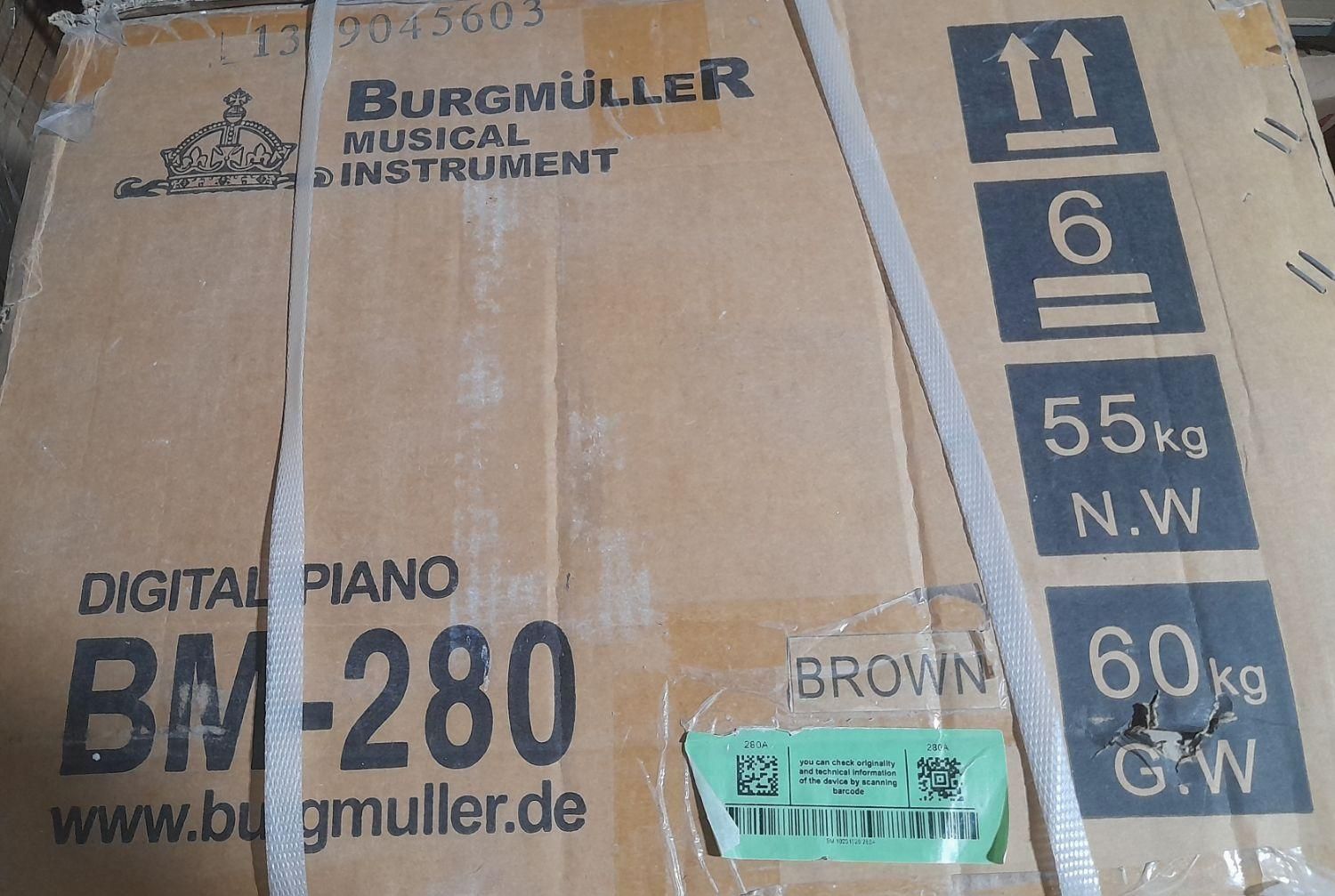 پیانو برگمولرBM-280 نوپلمپ|پیانو، کیبورد، آکاردئون|نورآباد ممسنی, |دیوار