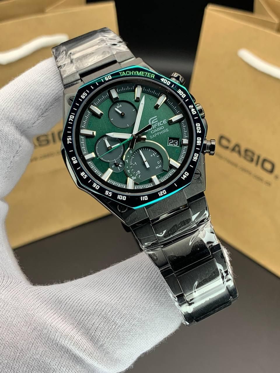 ساعت  casio کرنوگراف 4موتوره ژاپن اقساطی بدون سود|ساعت|همدان, |دیوار