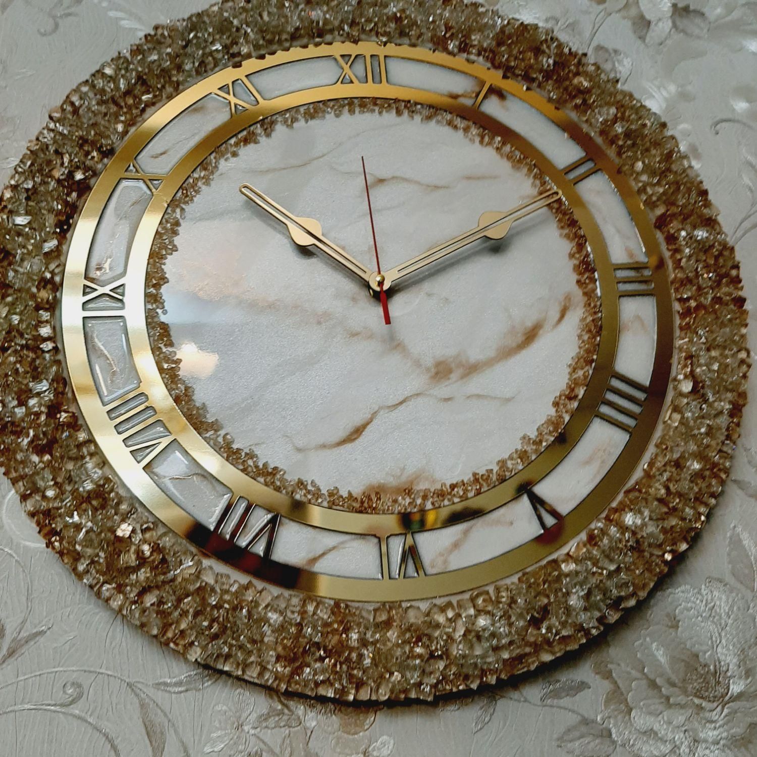 ساعت دیواری طرح مرمری|ساعت دیواری و تزئینی|تهران, مجیدیه|دیوار