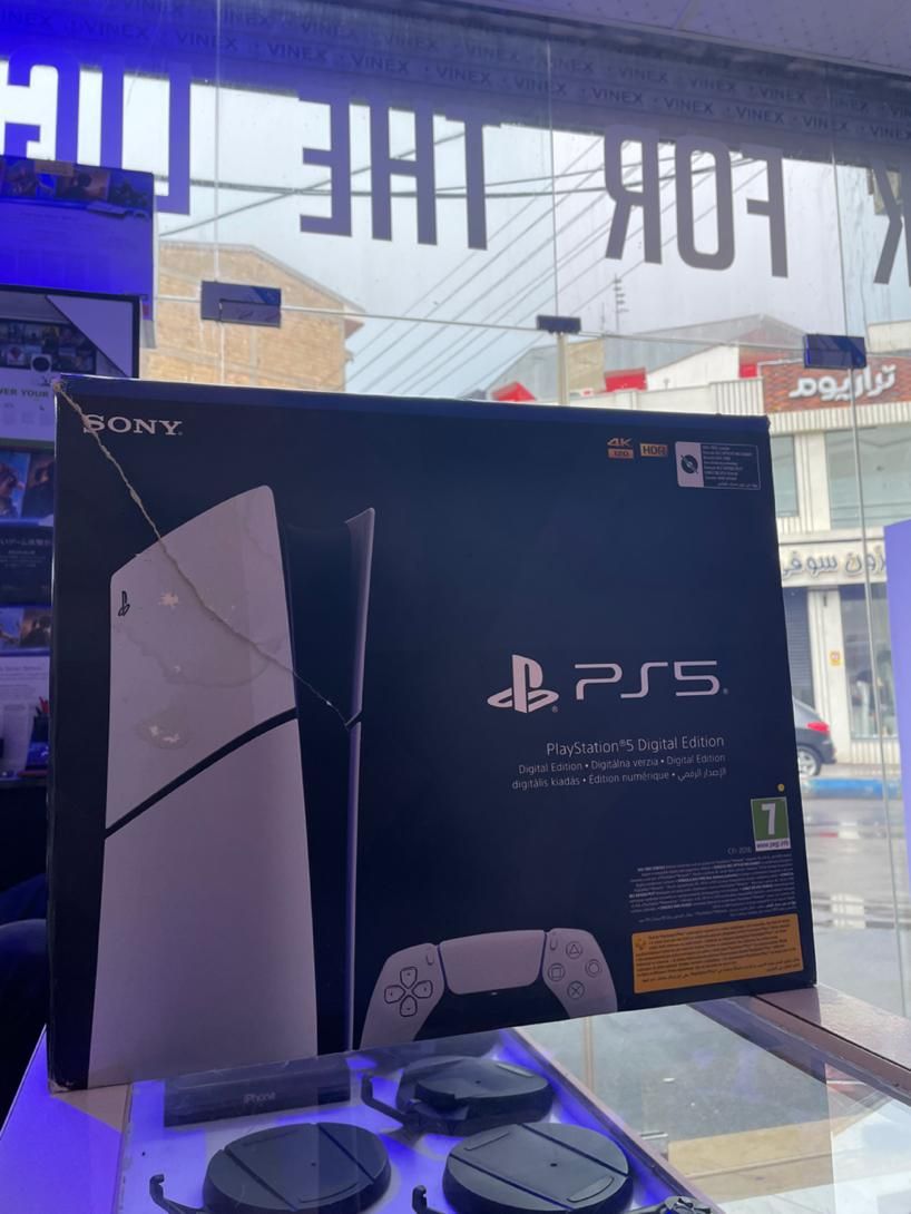 Ps5 Slim Digitall اروپا با گارانتی|کنسول، بازی ویدئویی و آنلاین|رشت, معلم|دیوار