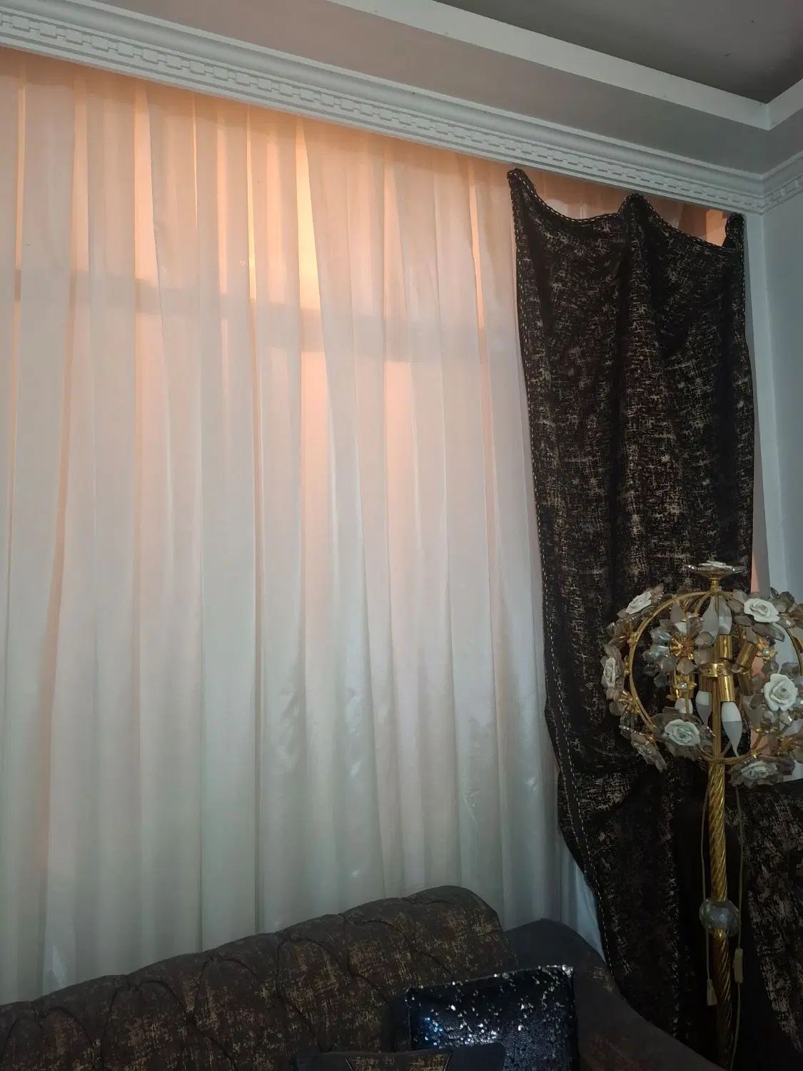 پرده کم کار|پرده، رانر، رومیزی|مشهد, طبرسی شمالی|دیوار