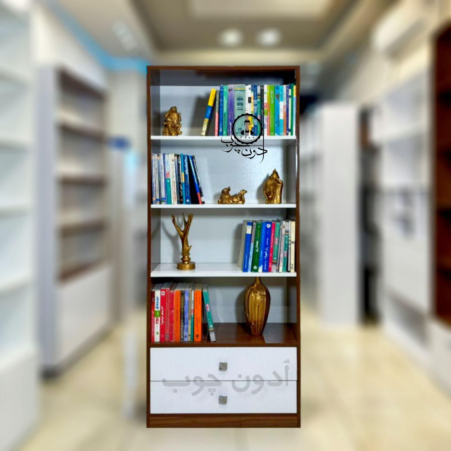 کتابخانه کشو دار مدل پرهام|کتابخانه، شلف، قفسههای دیواری|تبریز, |دیوار