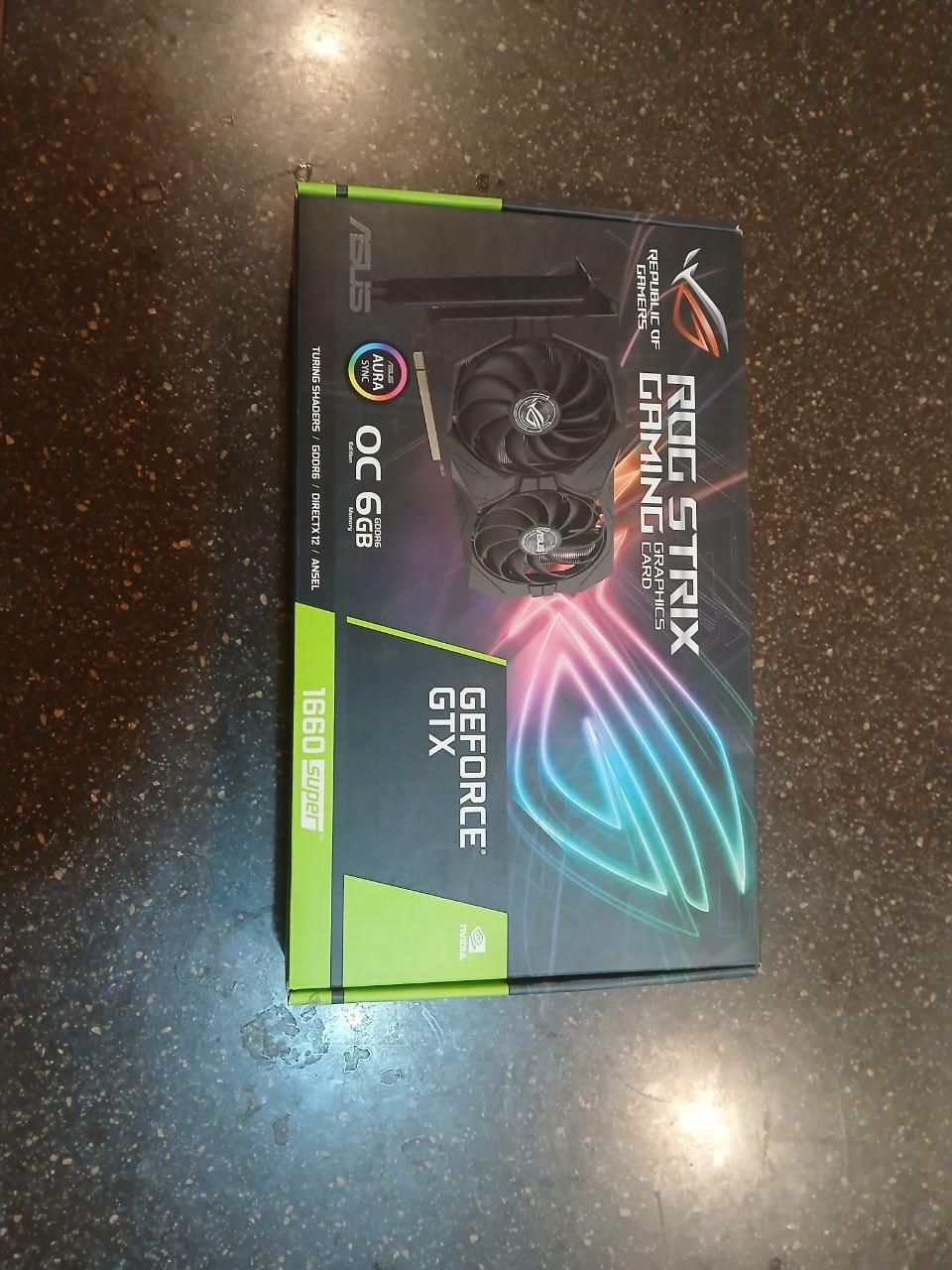 Asus 1660 super Rog Strix oc 6g|قطعات و لوازم جانبی رایانه|تهران, نیلوفر|دیوار