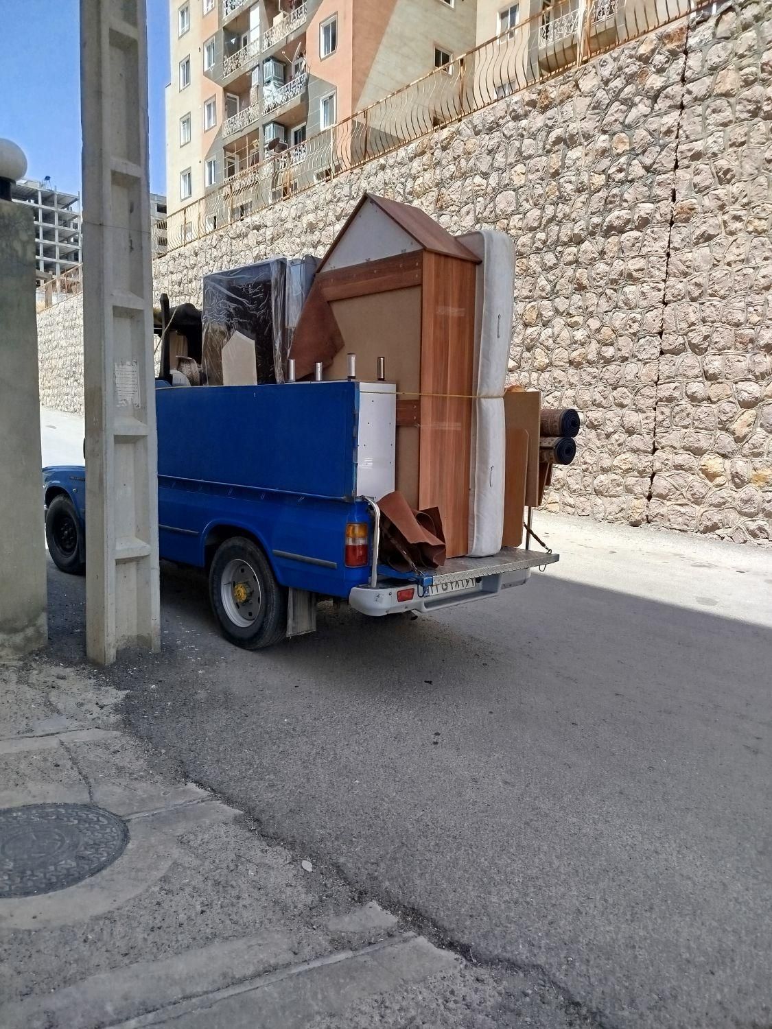 وانت تلفنی راهین نیسان بار کارگر خالی اثاث کشی|خدمات حمل و نقل|سنندج, |دیوار