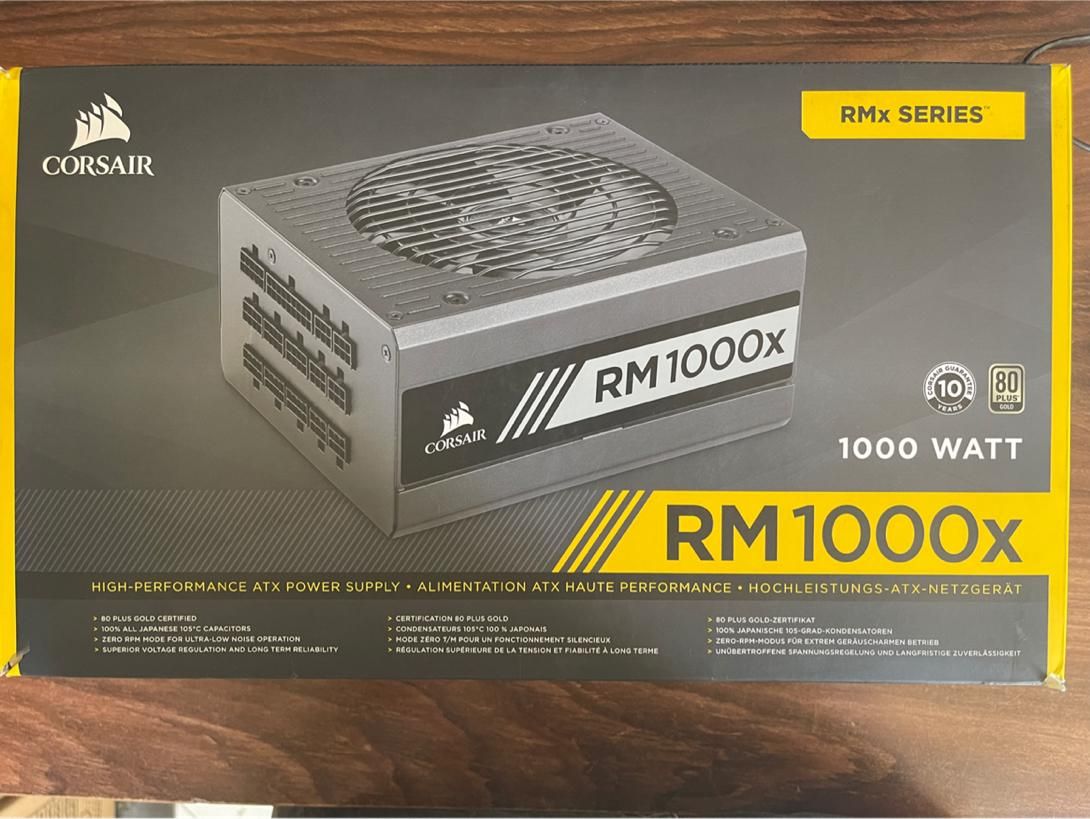پاور RM1000x کمیاب در حد اکبند corsair|قطعات و لوازم جانبی رایانه|کرج, کرج نو|دیوار