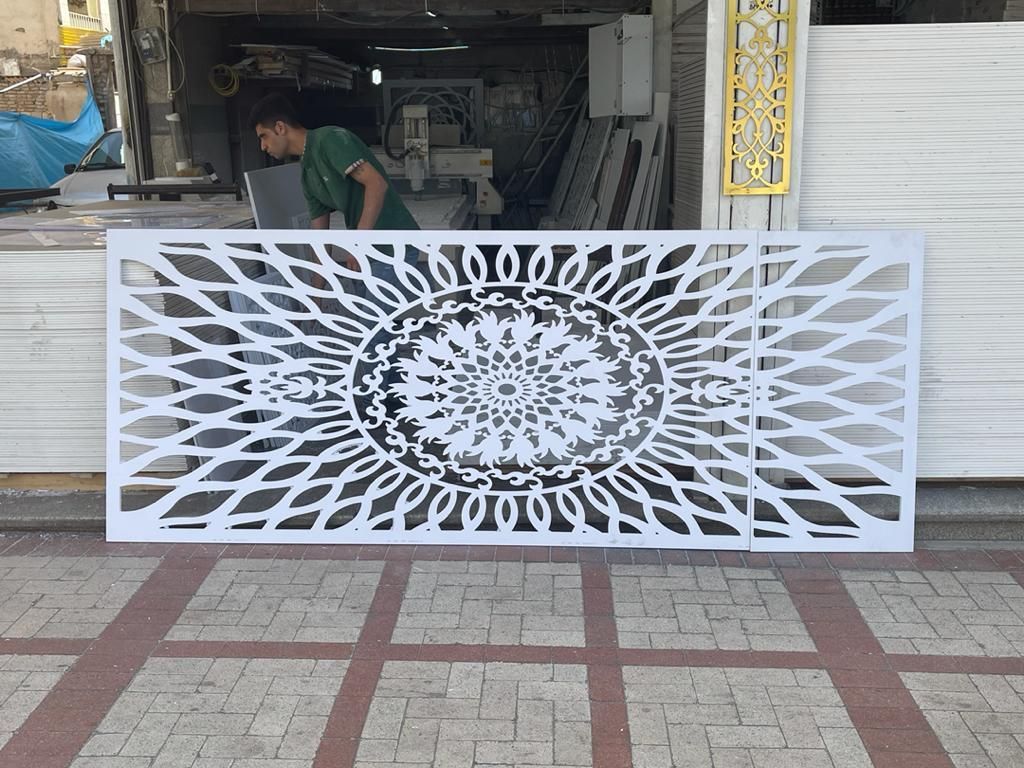 ورق معرق تایل سی ان سی cnc پی وی سی pvc فومیزه|مصالح و تجهیزات ساختمان|تهران, بلورسازی|دیوار