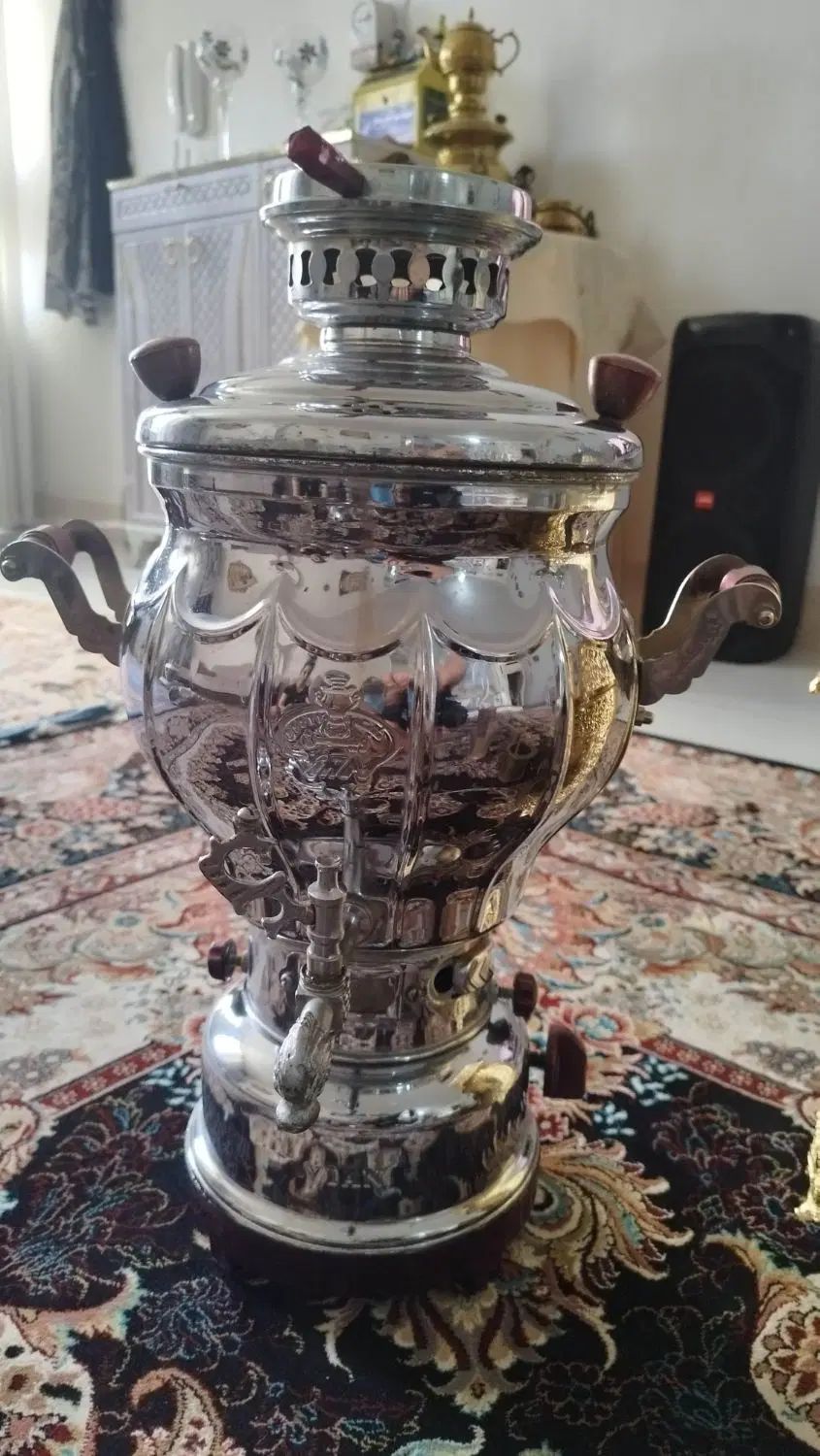 سماور گازی آفتابه مسی هاونگ برنجی و سطلو جادستمالی|سماور، چای‌ساز، قهوه‌ساز|مشهد, خواجه ربیع|دیوار