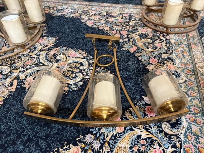 یک عدد لوستر ۳ شاخه در حد نو|لوستر و چراغ آویز|اصفهان, خانه اصفهان|دیوار