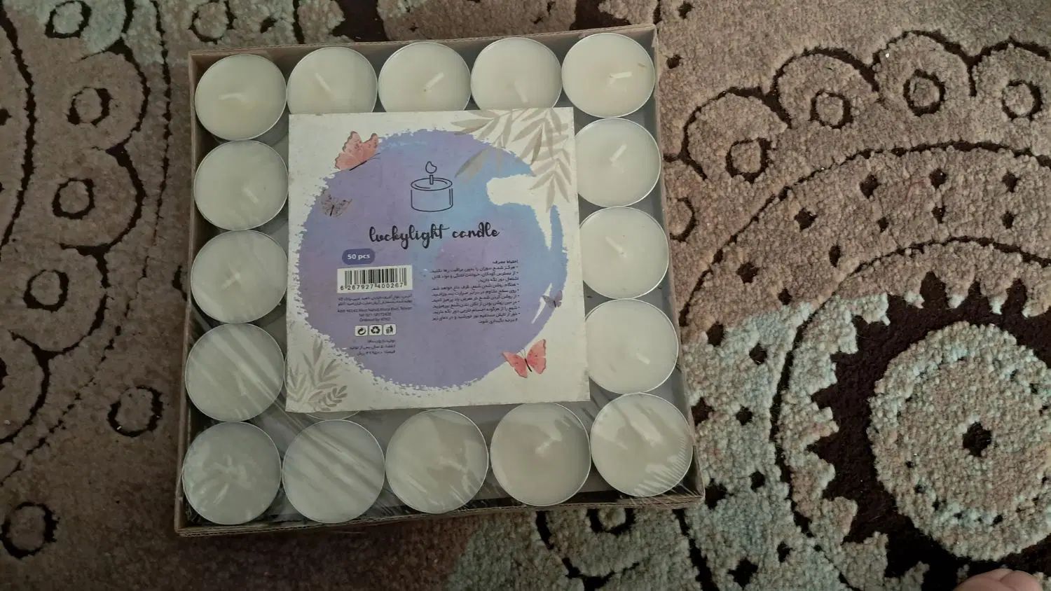 شمع وارمر۵۰تایی|صنایع دستی و سایر لوازم تزئینی|مشهد, شهرک لشکر (شهرک غرب)|دیوار