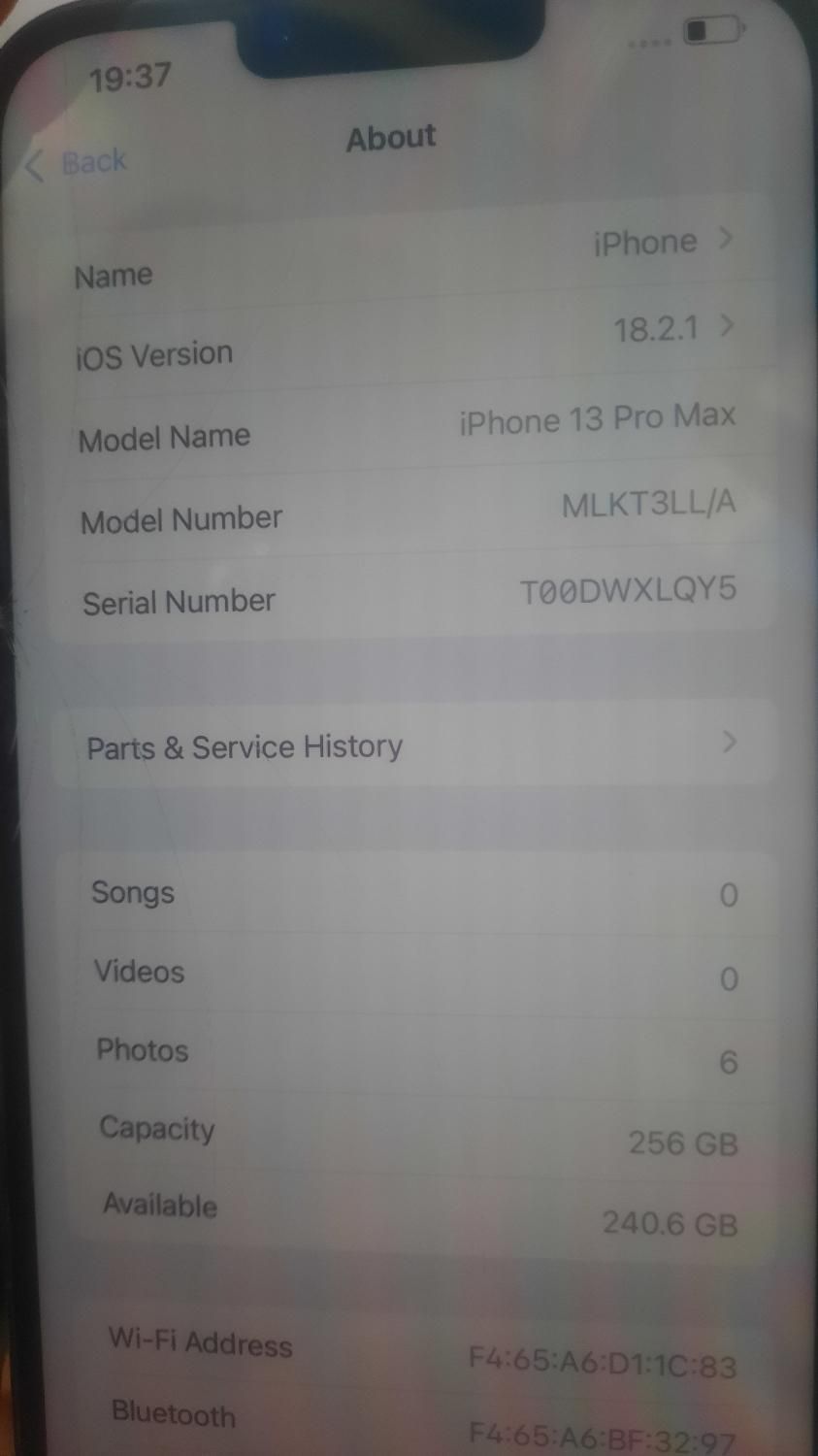 اپل iPhone 13 Pro Max با حافظهٔ ۲۵۶ گیگابایت|موبایل|قم, قم نو|دیوار