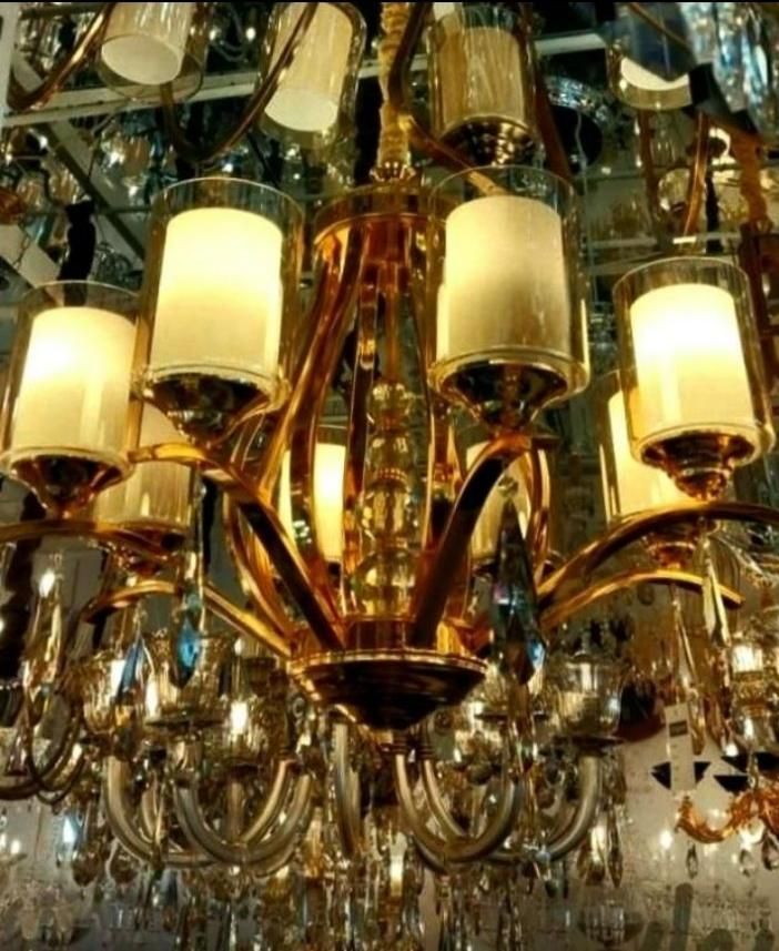 لوستر لهستانی فرهنگیان|لوستر و چراغ آویز|همدان, |دیوار