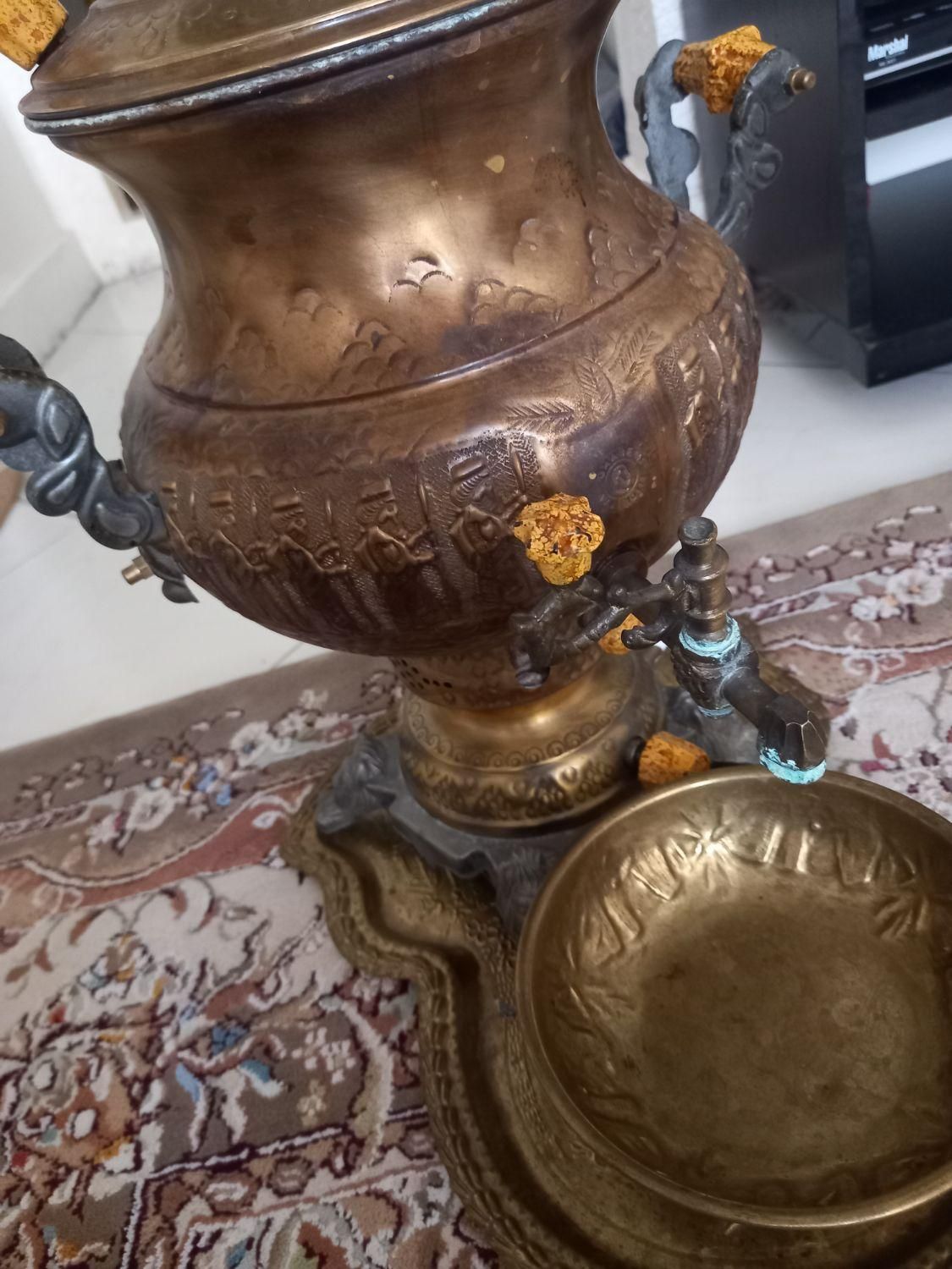 سماور مسی|سماور، چای‌ساز، قهوه‌ساز|تهران, دهکده المپیک|دیوار
