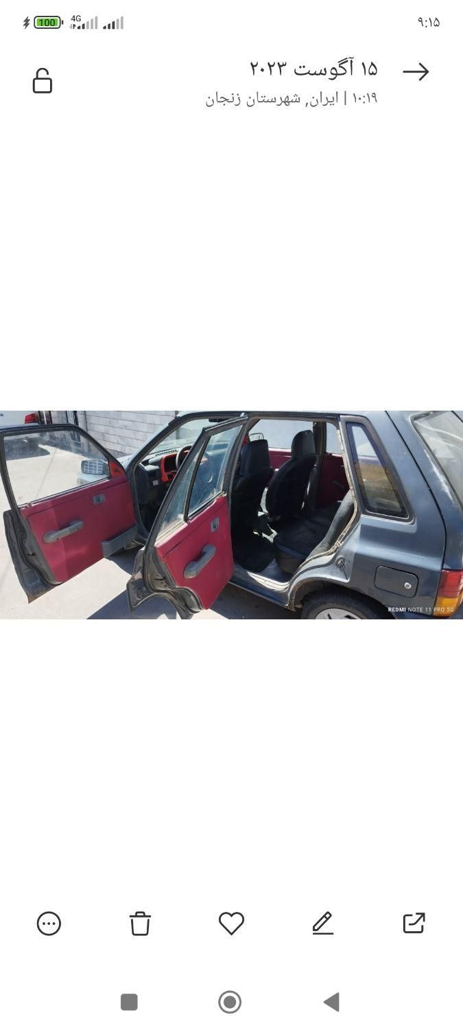 پراید هاچبک ـ معاوضه|خودرو سواری و وانت|زنجان, |دیوار