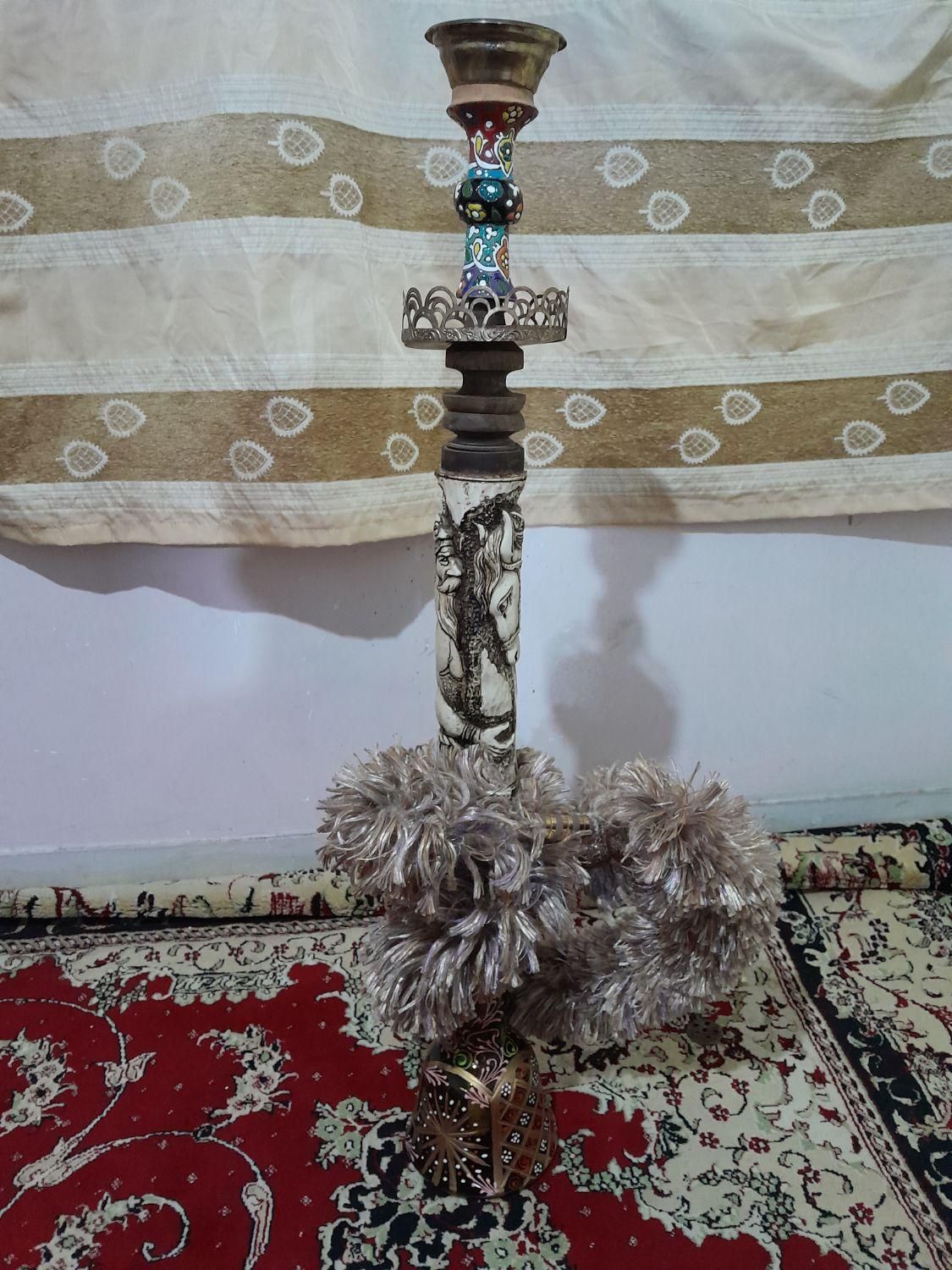قلیون طرح رستم و اسبش کلکسیونی|کلکسیون و سرگرمی|سمنان, |دیوار