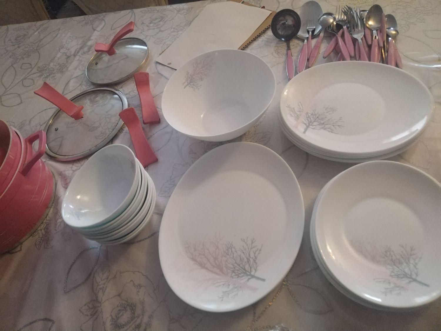 سرویس قابلمه ارکوپال قاشق چنگال|ظروف سرو و پذیرایی|تهران, ستارخان|دیوار