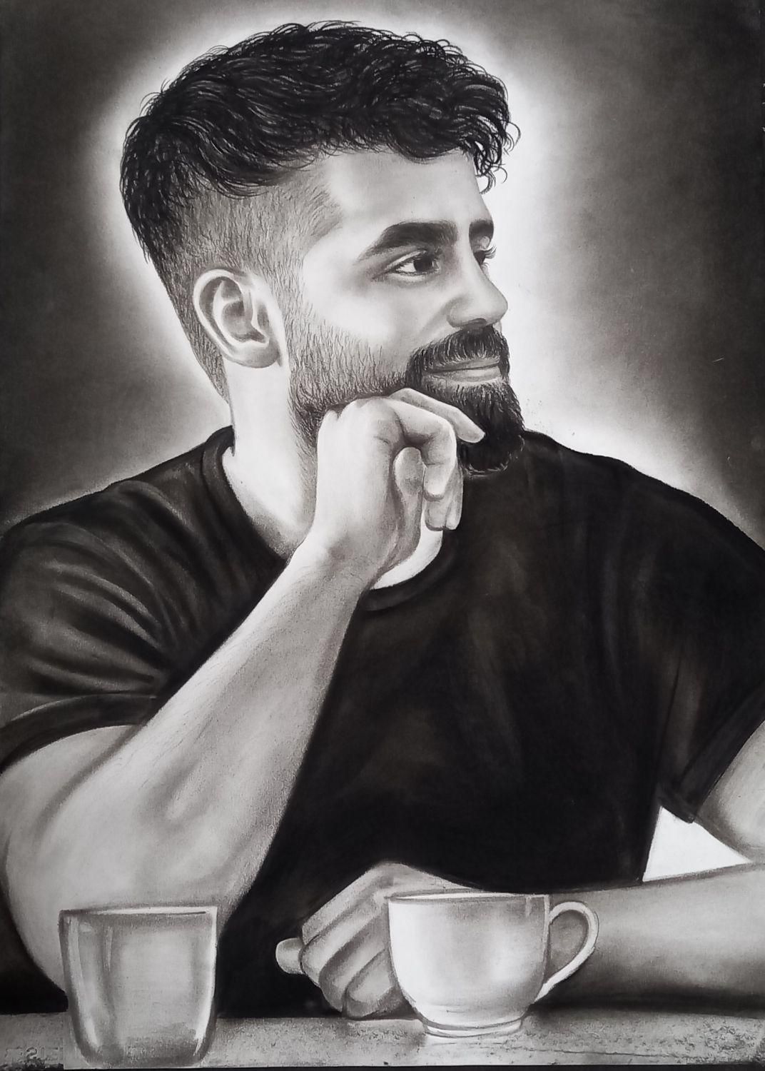 سفارشات سیاه قلم به صورت حرفه ای و تضمینی|تابلو، نقاشی، عکس|فردیس, منظریه|دیوار