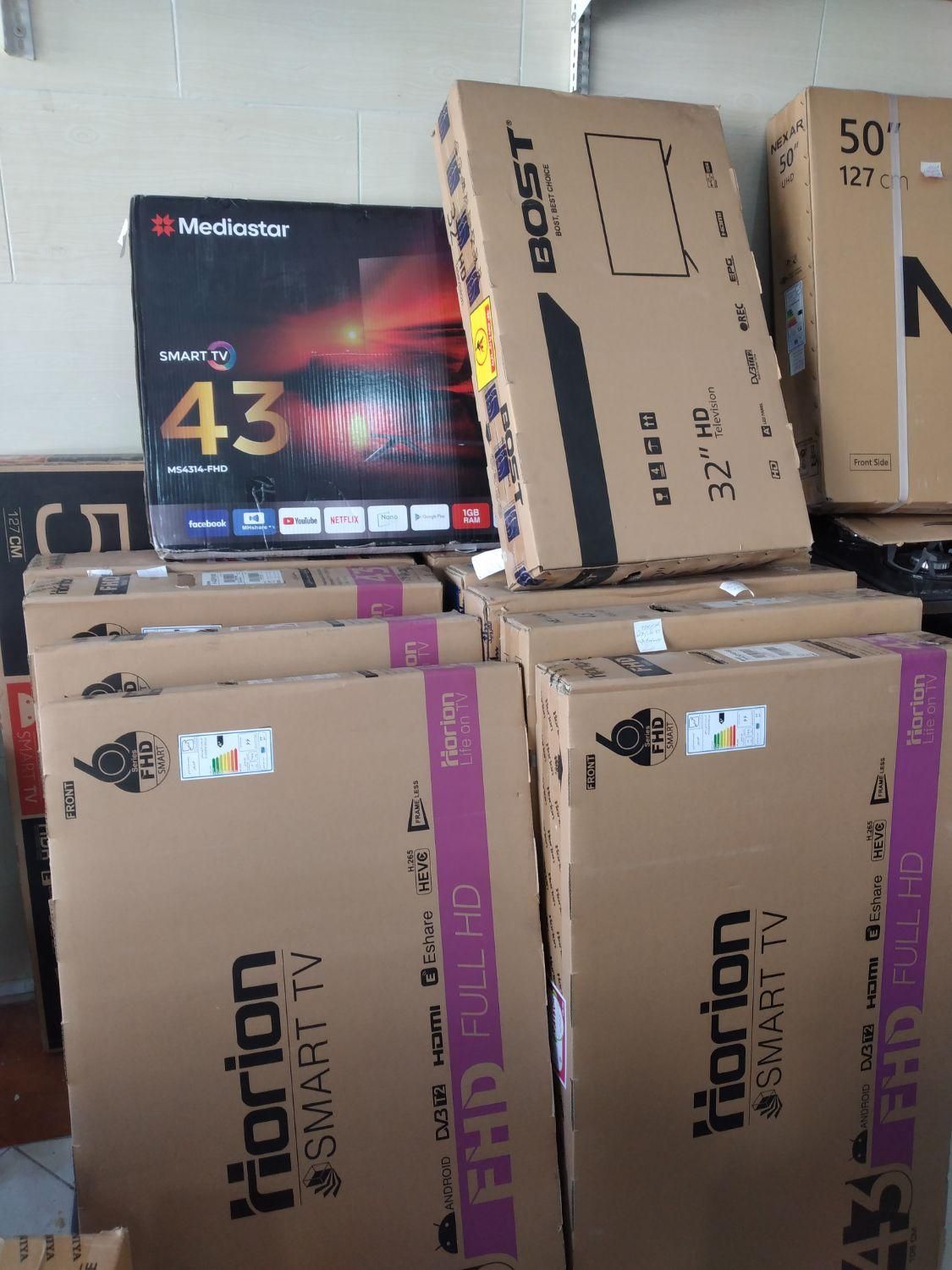 فروش تلویزیون هوشمند ۳۲ تا ۵۵ اینچ|تلویزیون و پروژکتور|آبسرد, |دیوار