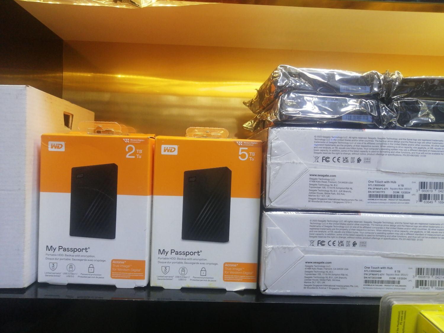 هارد اکسترنال 2 ترا وسترن WD 2TB My passport|قطعات و لوازم جانبی رایانه|ری, فیروزآبادی|دیوار