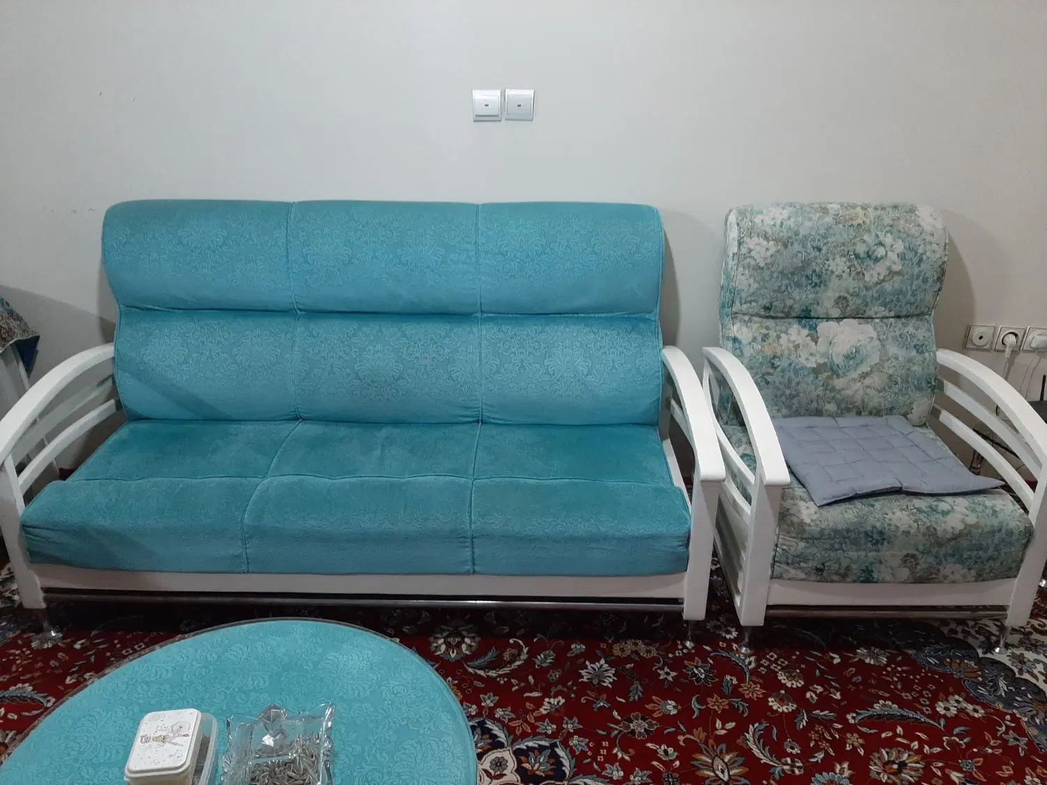 مبلمان ۷ نفره راحتی|مبلمان خانگی و میز عسلی|تهران, تهرانسر غربی|دیوار