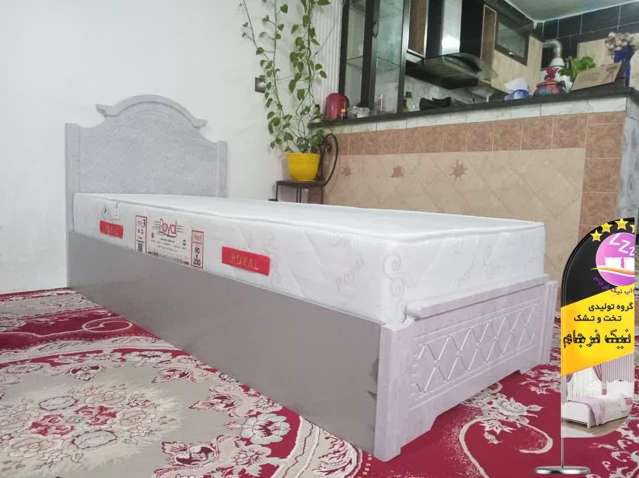 تخت خواب یک نفره تمام وکیوم/تختخواب ۱یکنفره آسنا|تخت و سرویس خواب|مشهد, سپاد|دیوار