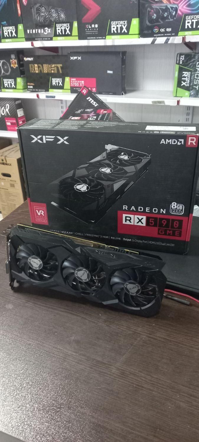 کارت گرافیک گیمینگ rx 590 xfx 3 fan|قطعات و لوازم جانبی رایانه|تهران, آذربایجان|دیوار