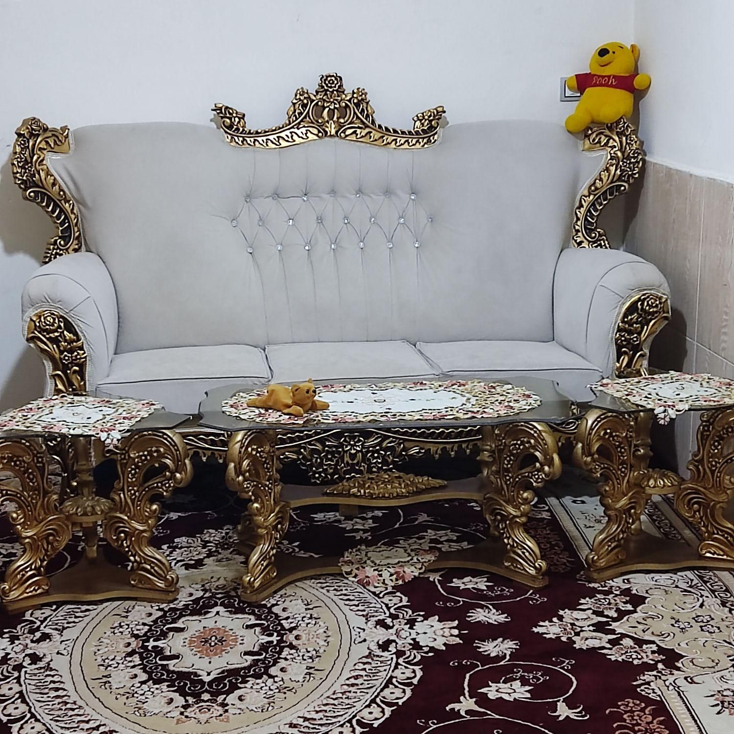 مبلمان سلطنتی|مبلمان خانگی و میز عسلی|تاکستان, |دیوار