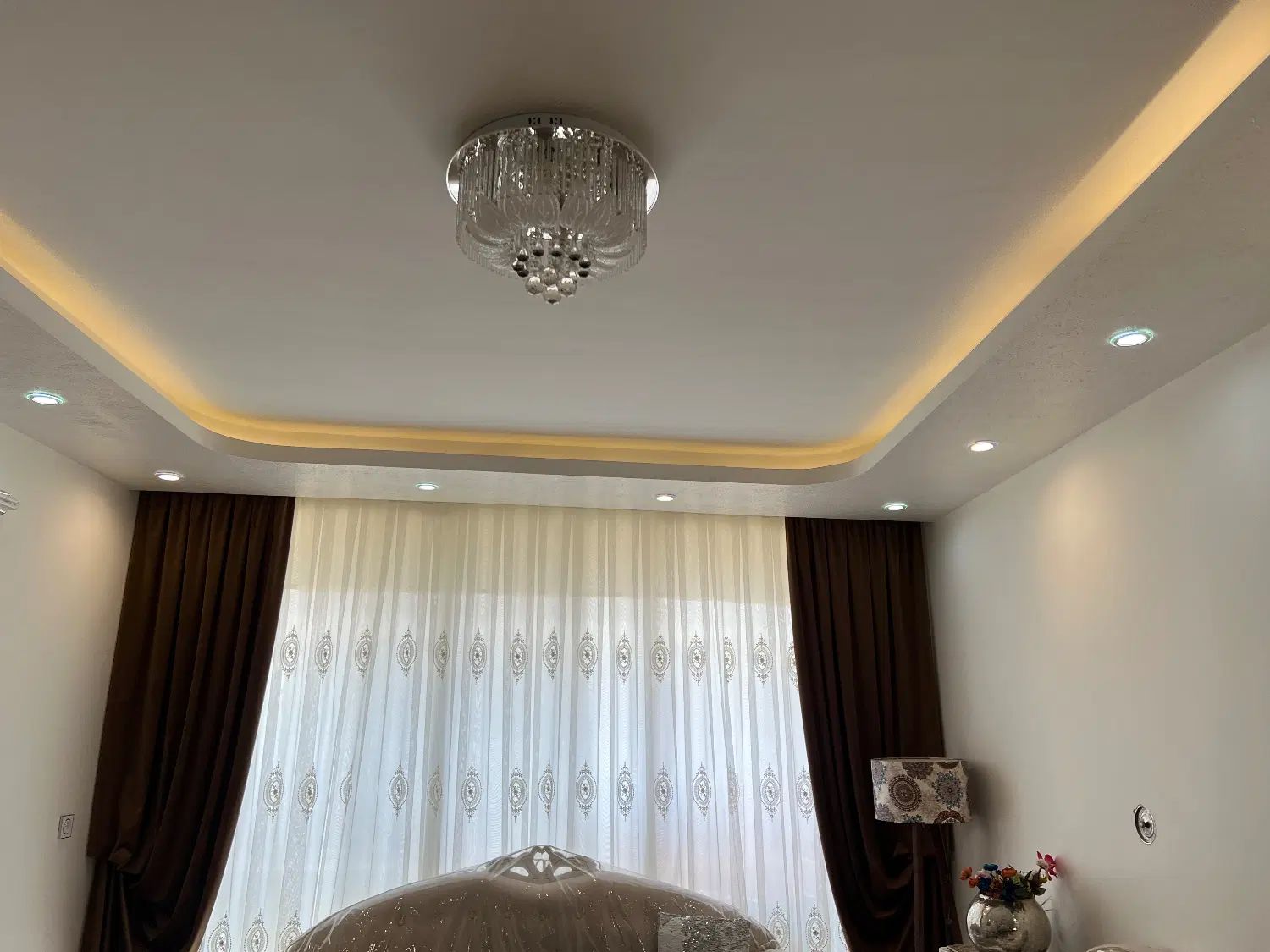 پرده|پرده، رانر، رومیزی|اصفهان, خانه اصفهان|دیوار