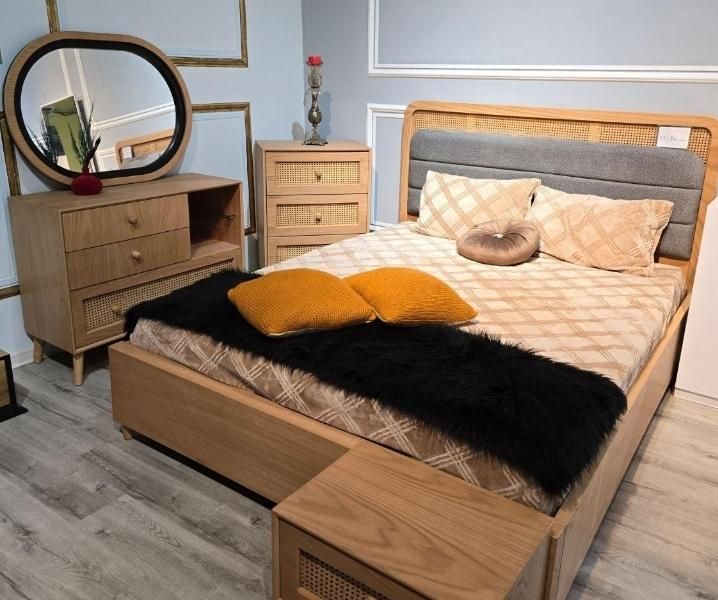 فیدارچوب/تخت خواب دونفره/سرویس خواب حصیری کد1299|تخت و سرویس خواب|مشهد, آزادشهر|دیوار