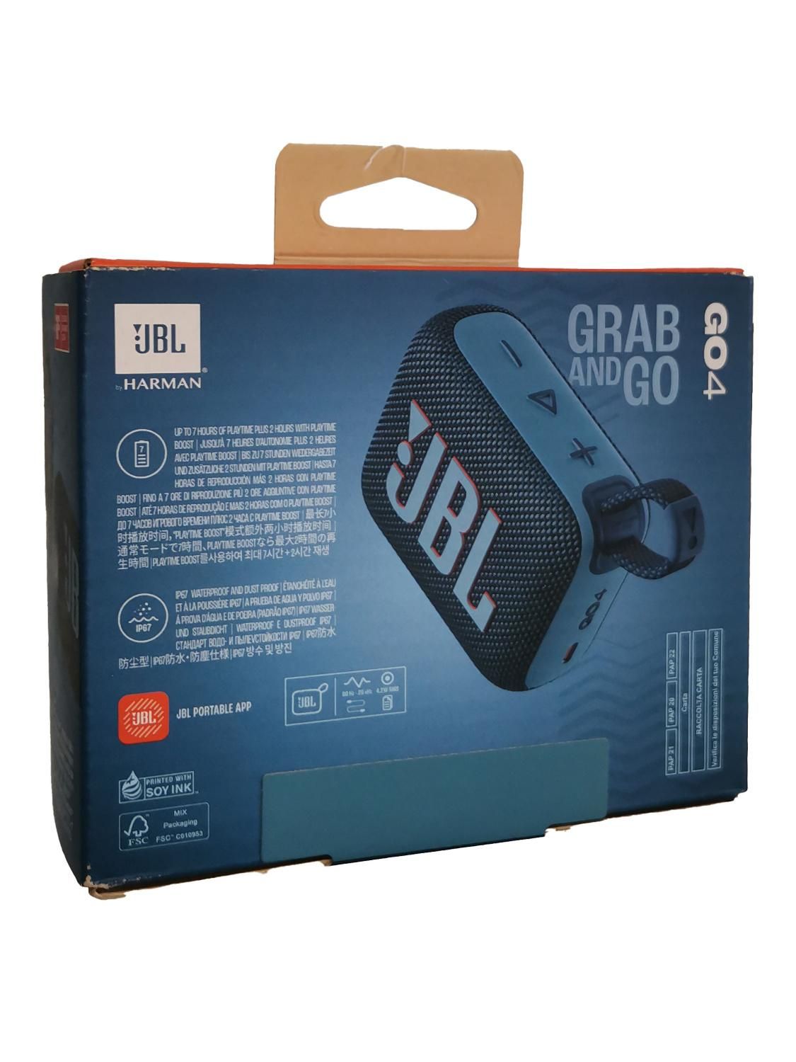 اسپیکر JBL Go4 آکبند رنگ آبی|پخش‌کننده همراه|شیراز, تلخ داش‎|دیوار