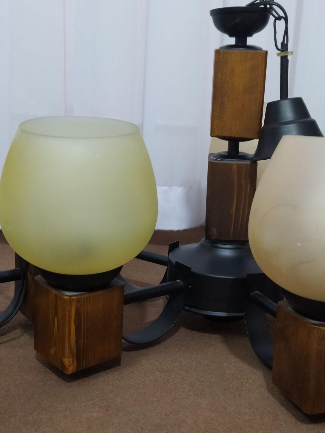 دو عدد لوستر شیک و زیبا|لوستر و چراغ آویز|الوند, |دیوار