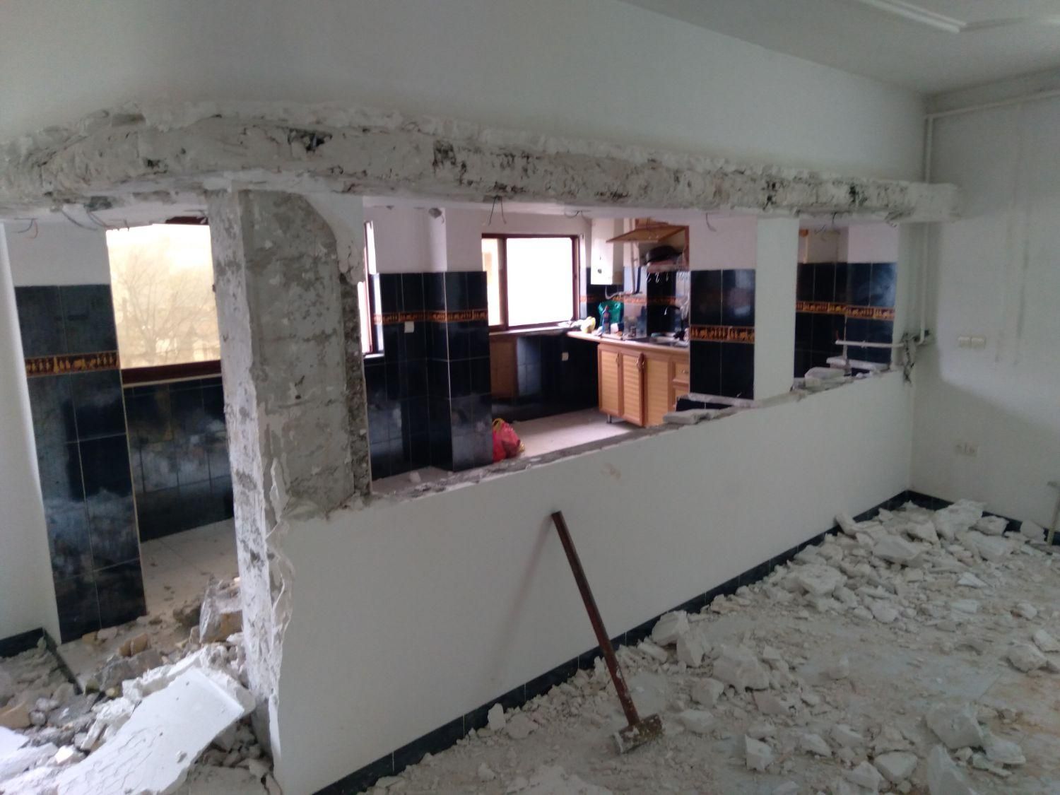 تخریب،کنده کاری،دیوارچینی|خدمات پیشه و مهارت|لاهیجان, بازکیاگوراب|دیوار