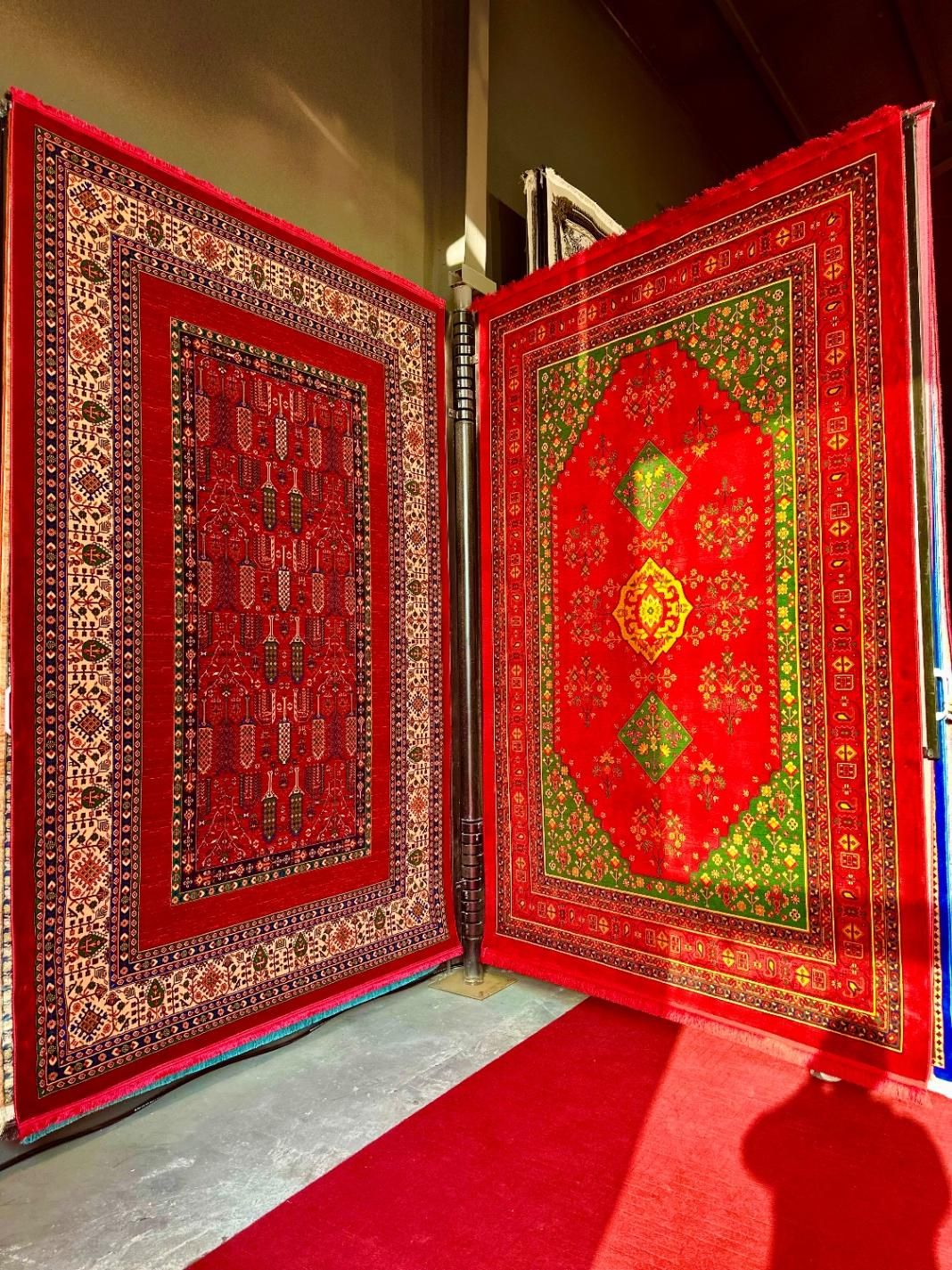 فرش سلطان ابادی ابریشم|فرش|شیراز, محراب|دیوار