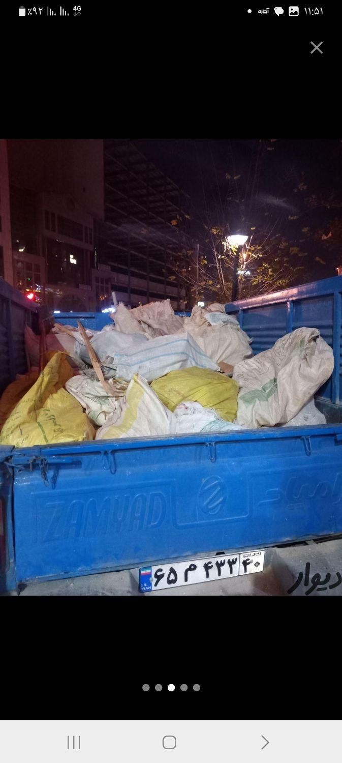 حمل خاک و نخاله با نیسان شبانه روزی کل تهران|خدمات حمل و نقل|تهران, سبلان (لشگر)|دیوار
