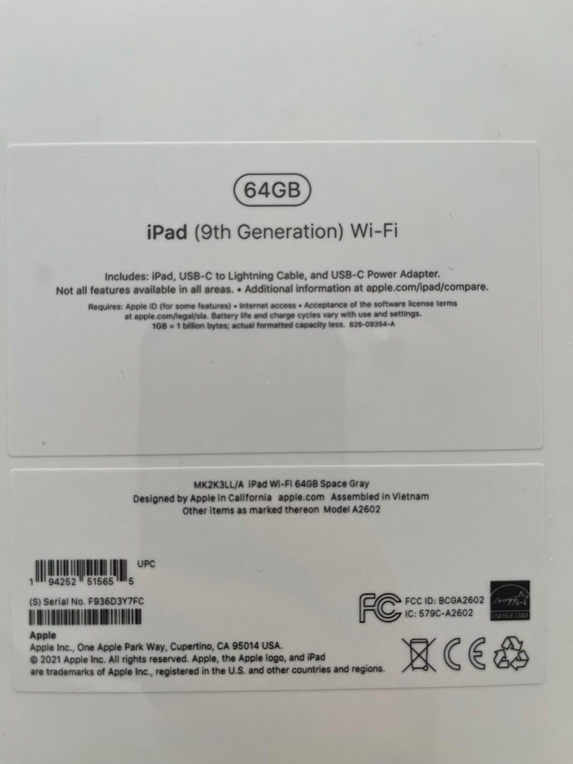I pad 9Generation wifi|تبلت|تهران, قیطریه|دیوار