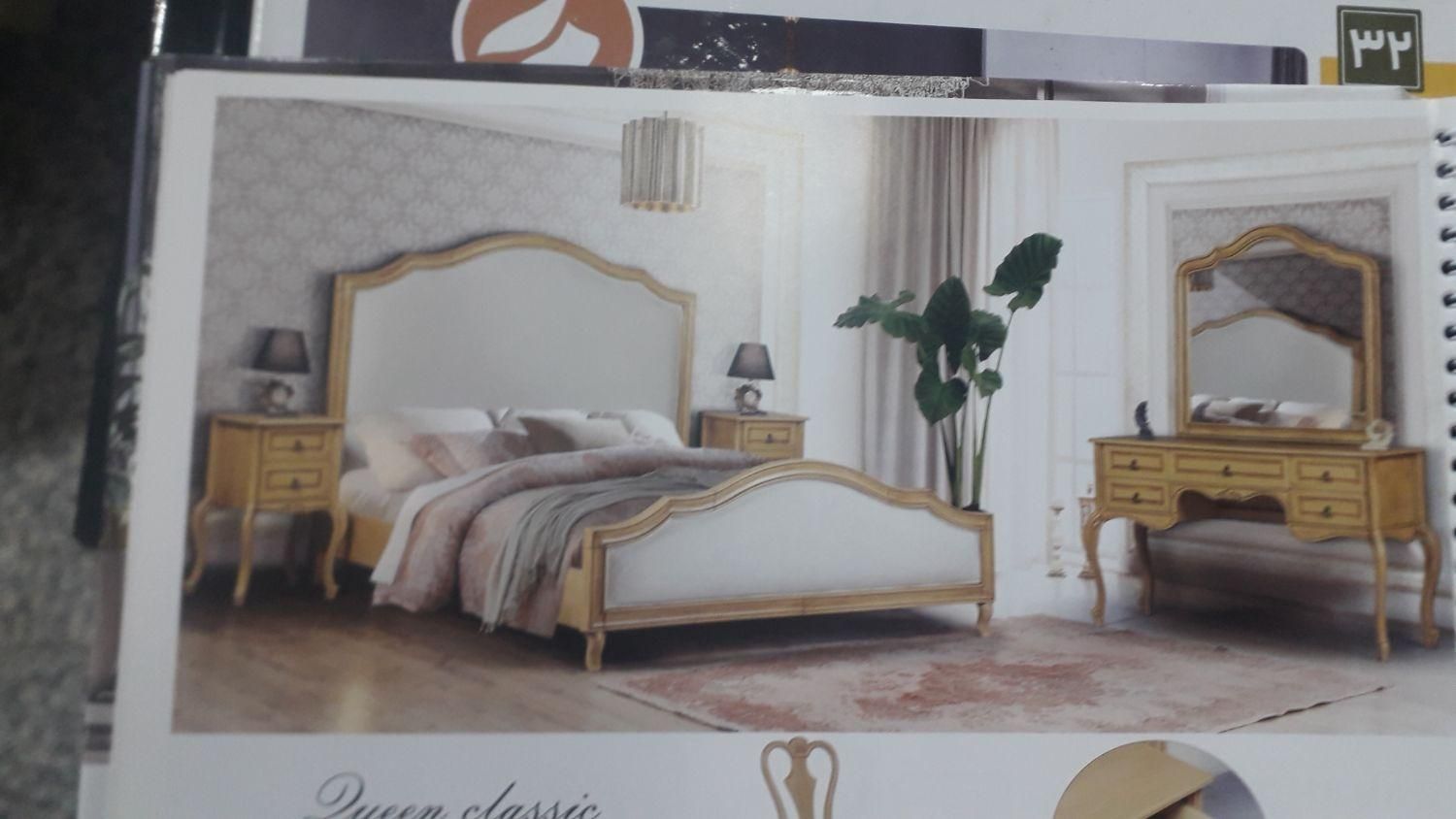 سرویس چوبی جهیزیه عروس ( محشر)|تخت و سرویس خواب|اردبیل, |دیوار