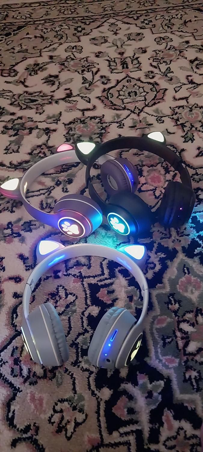 هدست بلوتوثی چراغ دار هدفون|لوازم جانبی موبایل و تبلت|بروجرد, |دیوار