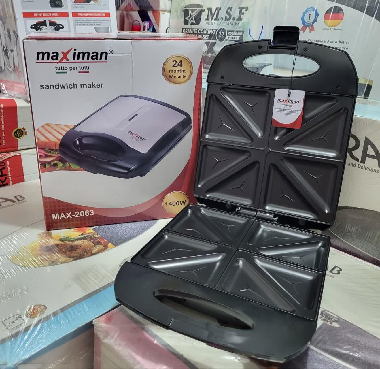 اسنک ساز 8 قالبه بزرگ بهترین ساندویچ ساز استیل اصل|اجاق گاز و لوازم برقی پختوپز|یزد, |دیوار