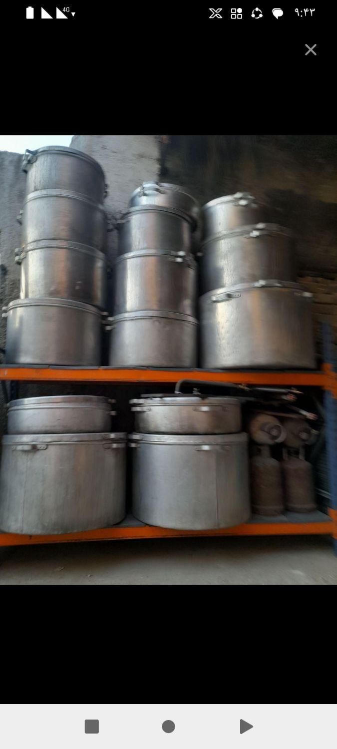 خریدوفروش دیگ روحی و مسی گاز پلوپز( کل مناطق)|کافی‌شاپ و رستوران|تهران, فلسطین (میدان انقلاب)|دیوار