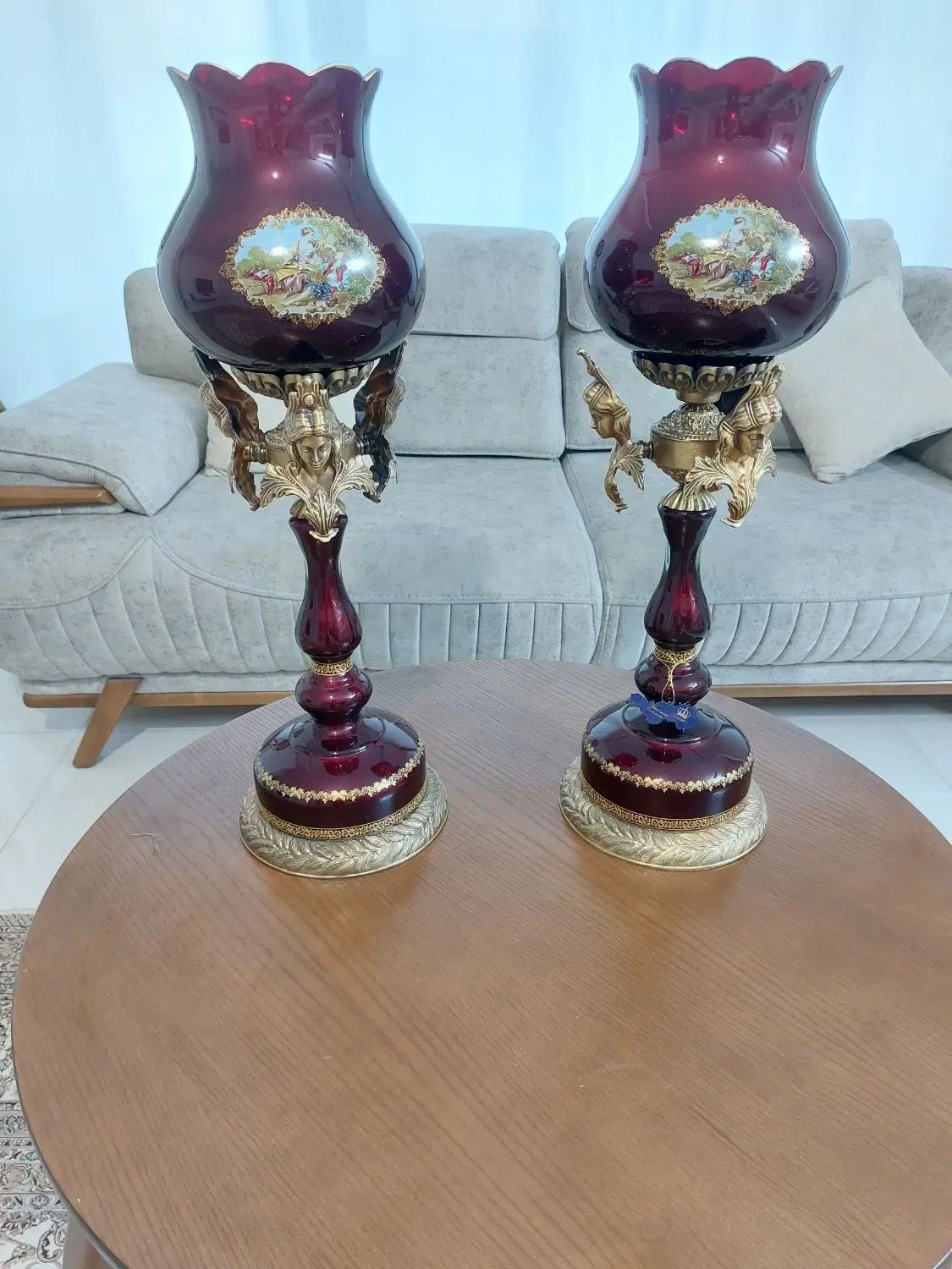 شمعدان کریستال|صنایع دستی و سایر لوازم تزئینی|اصفهان, بهارستان (مخابرات)|دیوار