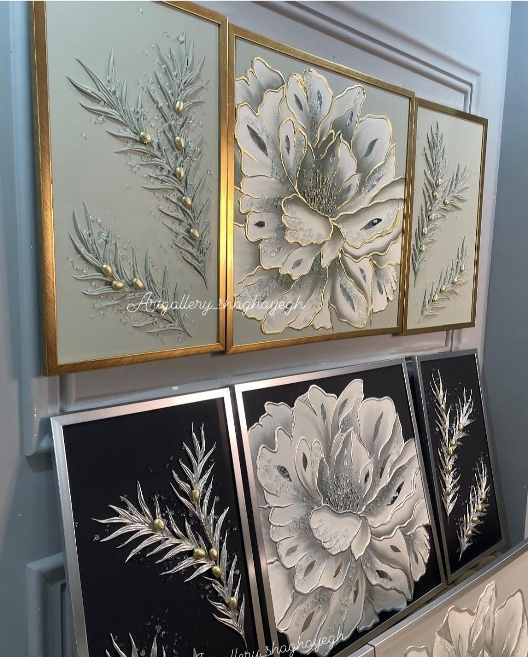 تابلو 3 لت زیتون کاملا برجسته|تابلو، نقاشی، عکس|کرج, گوهردشت|دیوار