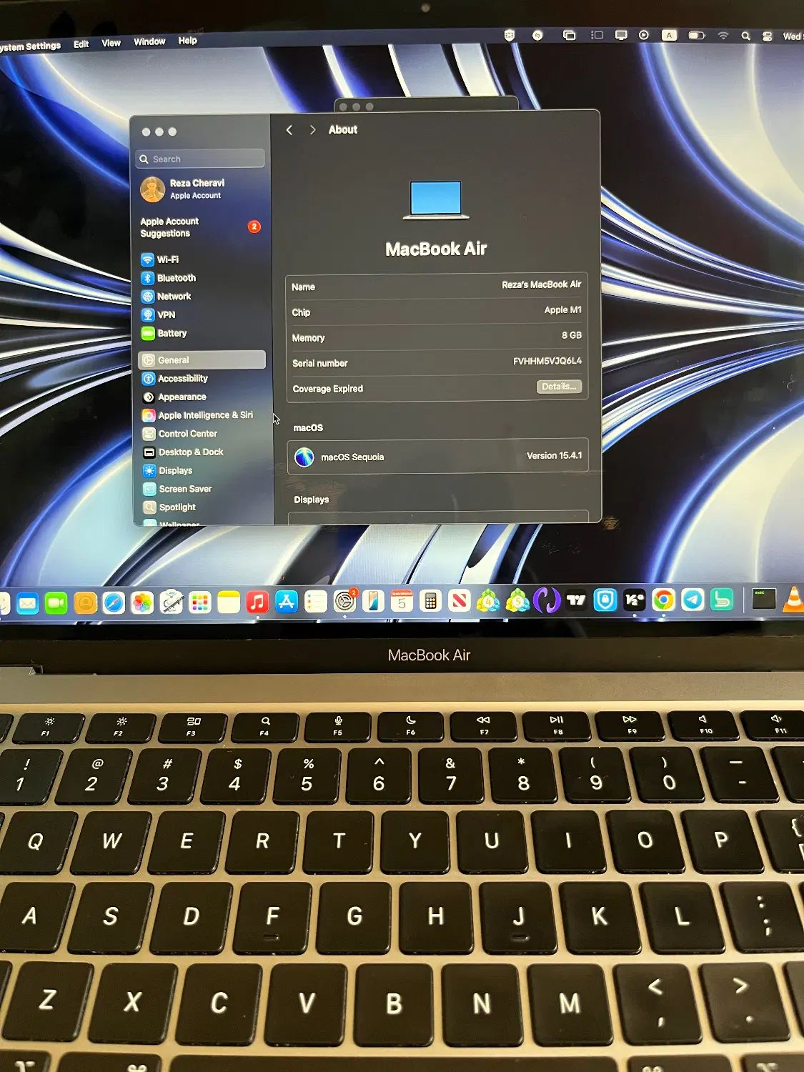 Macbook air m1  مک بوک ایرm1|رایانه همراه|کرج, حیدرآباد|دیوار