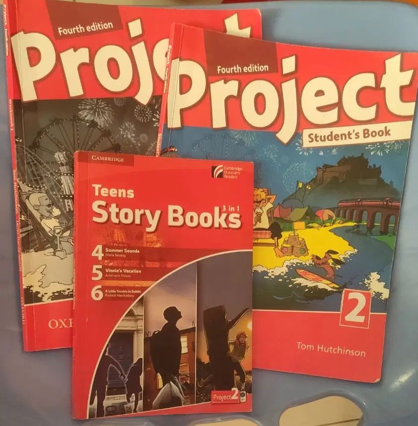 کتاب پروجکت ۲ و ۳ همراه کتابهای داستان Project2و 3|کتاب و مجله آموزشی|تهران, مدائن|دیوار