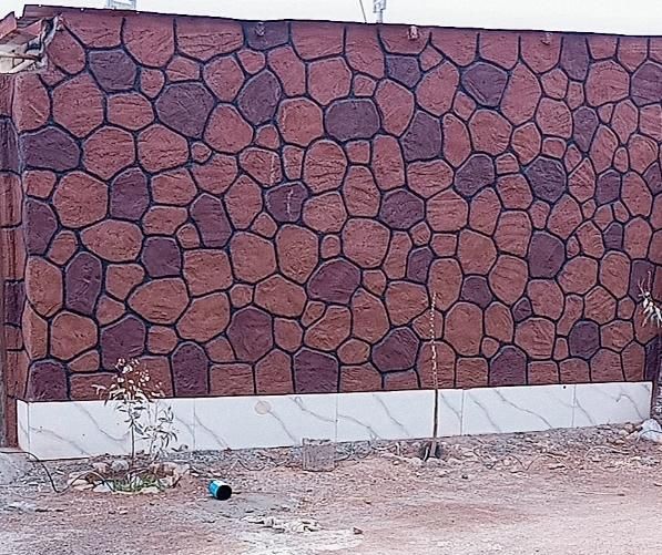 استا بنا سیمان کاری طرح چوب سنگ نمای برتر|خدمات پیشه و مهارت|کرمان, |دیوار