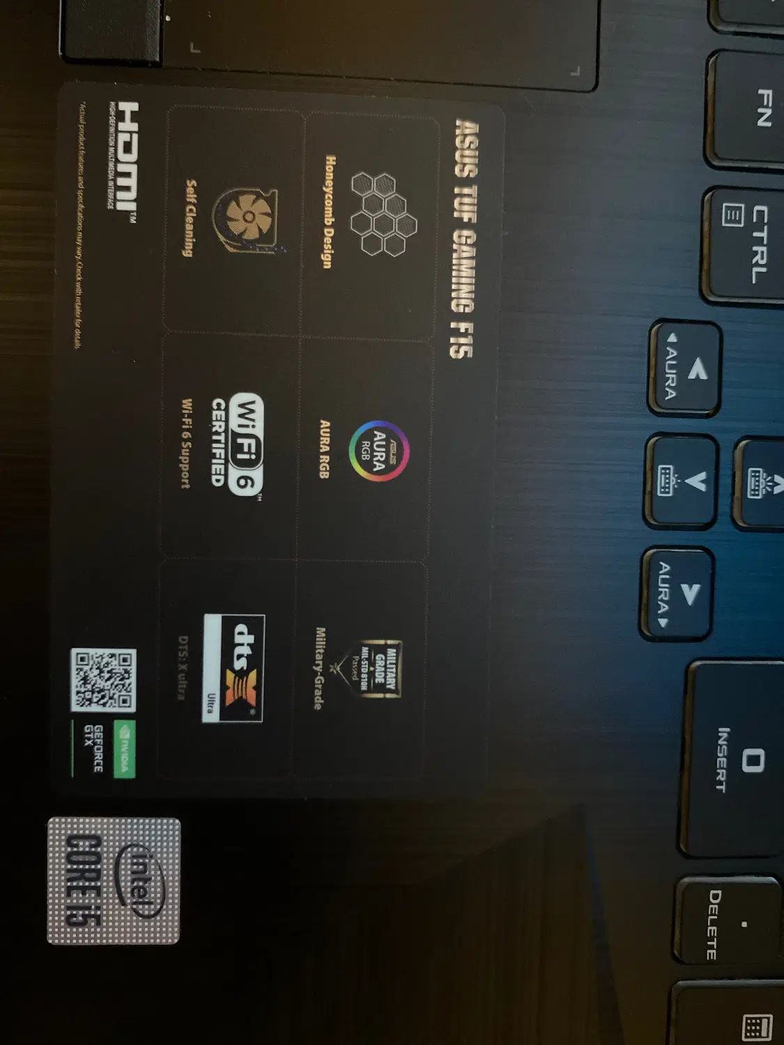 لپ‌تاپ Asus TUF Gaming f15گیمینگ و کارهای سنگین|رایانه همراه|کرج, گوهردشت|دیوار