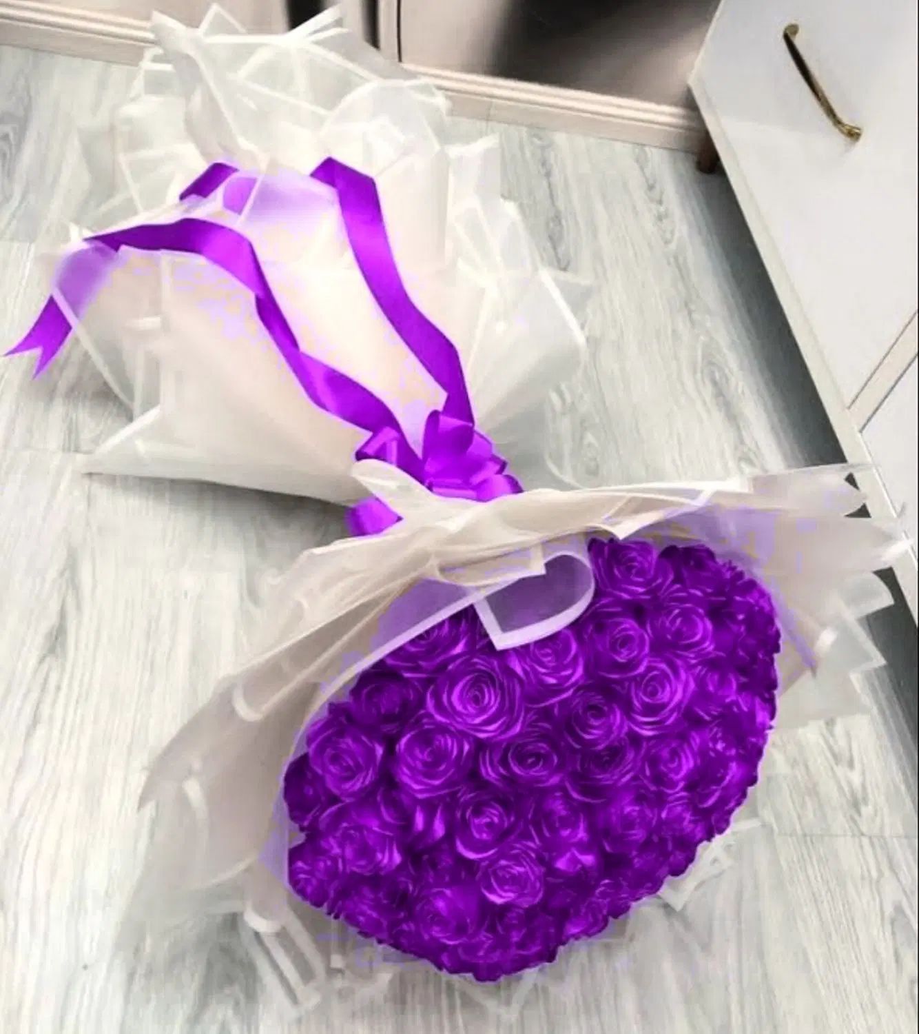 گل روبانی/بوکت پروانه ای/خواستگاری/کادو خراب نشدنی|گل مصنوعی|رشت, شالکو|دیوار