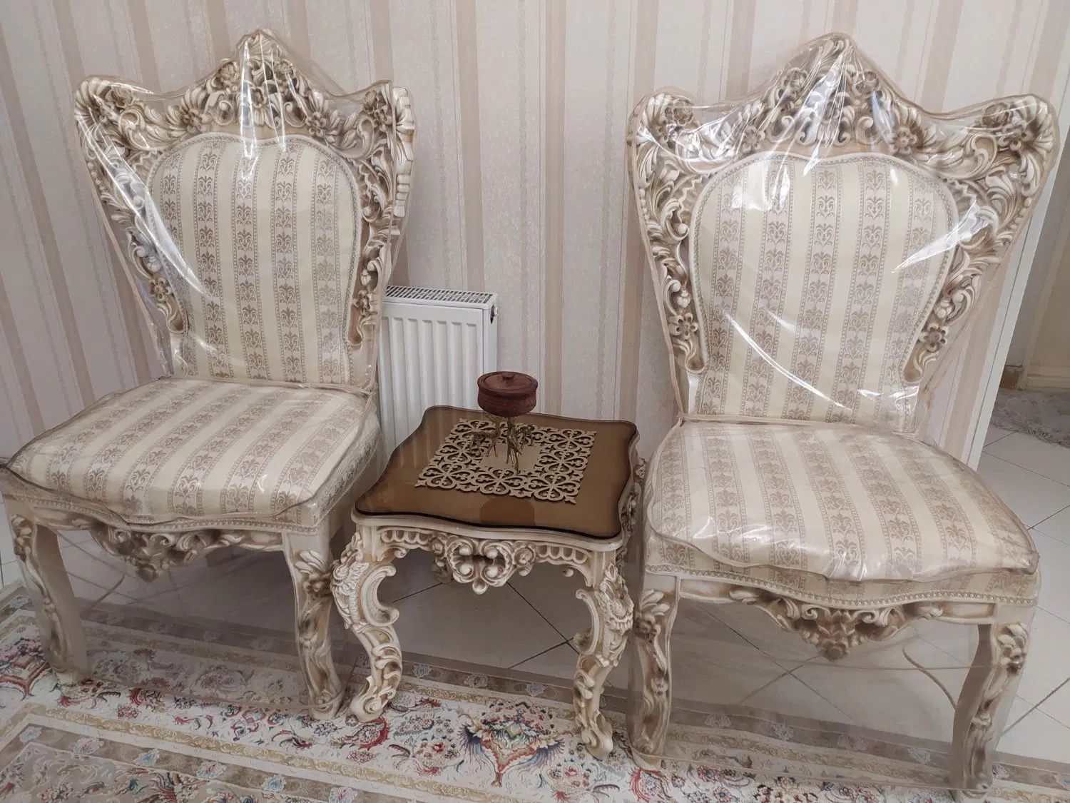 مبل استیل نه نفره درحدنو|مبلمان خانگی و میز عسلی|کرج, اسدآباد|دیوار