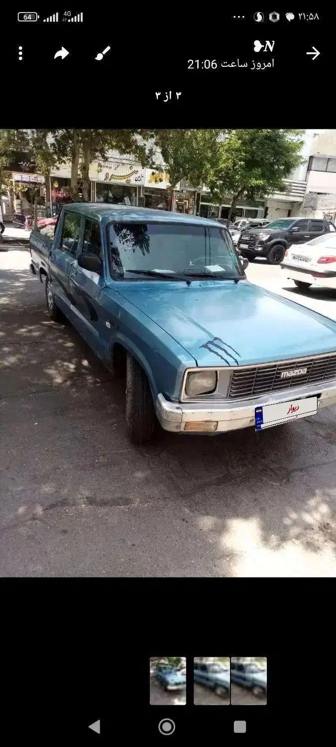 وانت مزداژاپنی دوکابین 2000سالم به کارشناسی شما|خودرو سواری و وانت|مشهد, شهید آوینی|دیوار