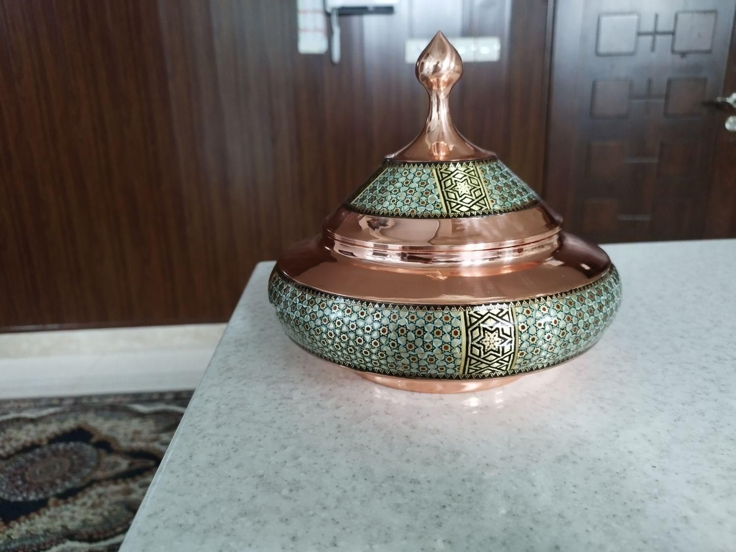 شکلات خوری خاتم بزرگ|صنایع دستی و سایر لوازم تزئینی|اصفهان, جی شیر|دیوار