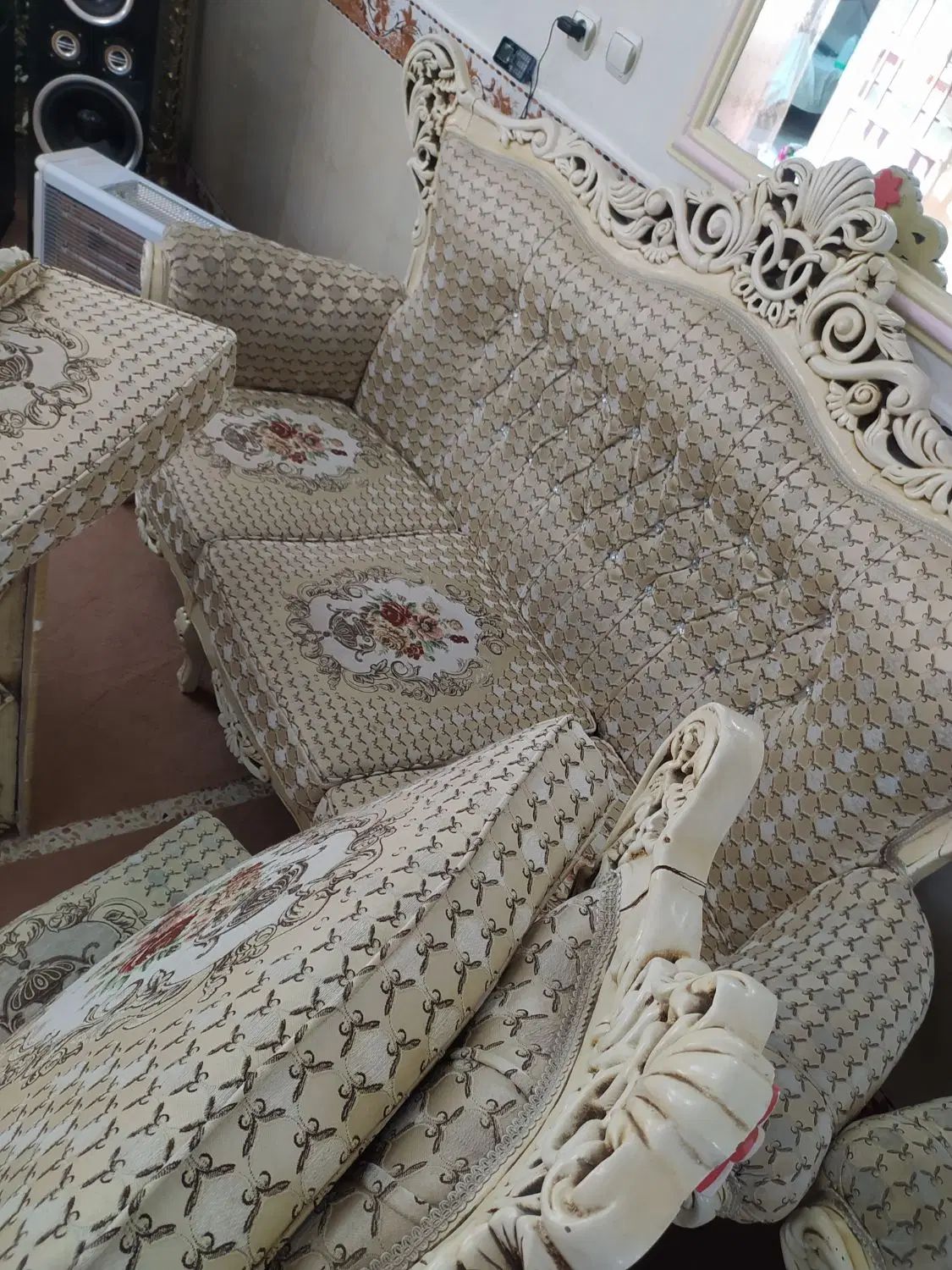 مبل ۹ نفره مدل استیل  کارکرده|مبلمان خانگی و میز عسلی|تهران, خاوران|دیوار