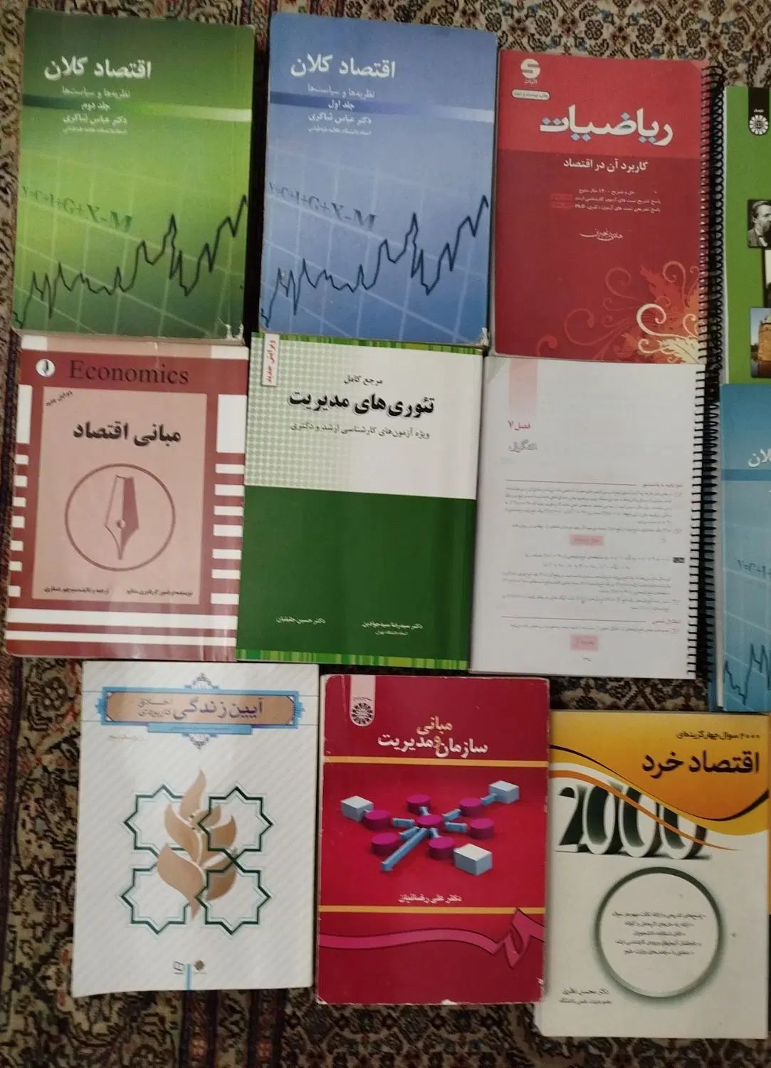 کتاب مربوط به رشته اقتصاد|کتاب و مجله آموزشی|تهران, نیروی هوایی (پیروزی)|دیوار